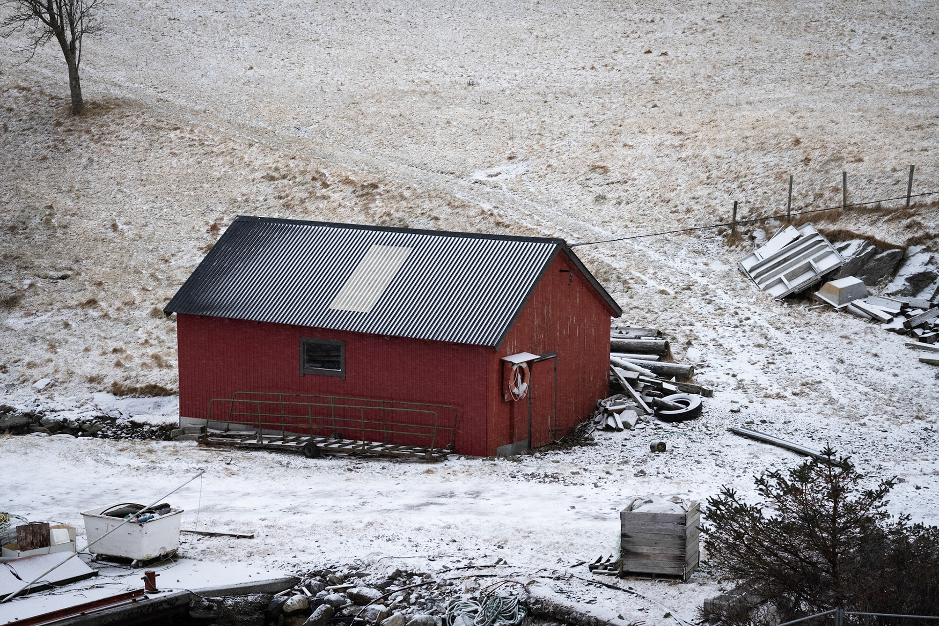 Port side hut at Torvik