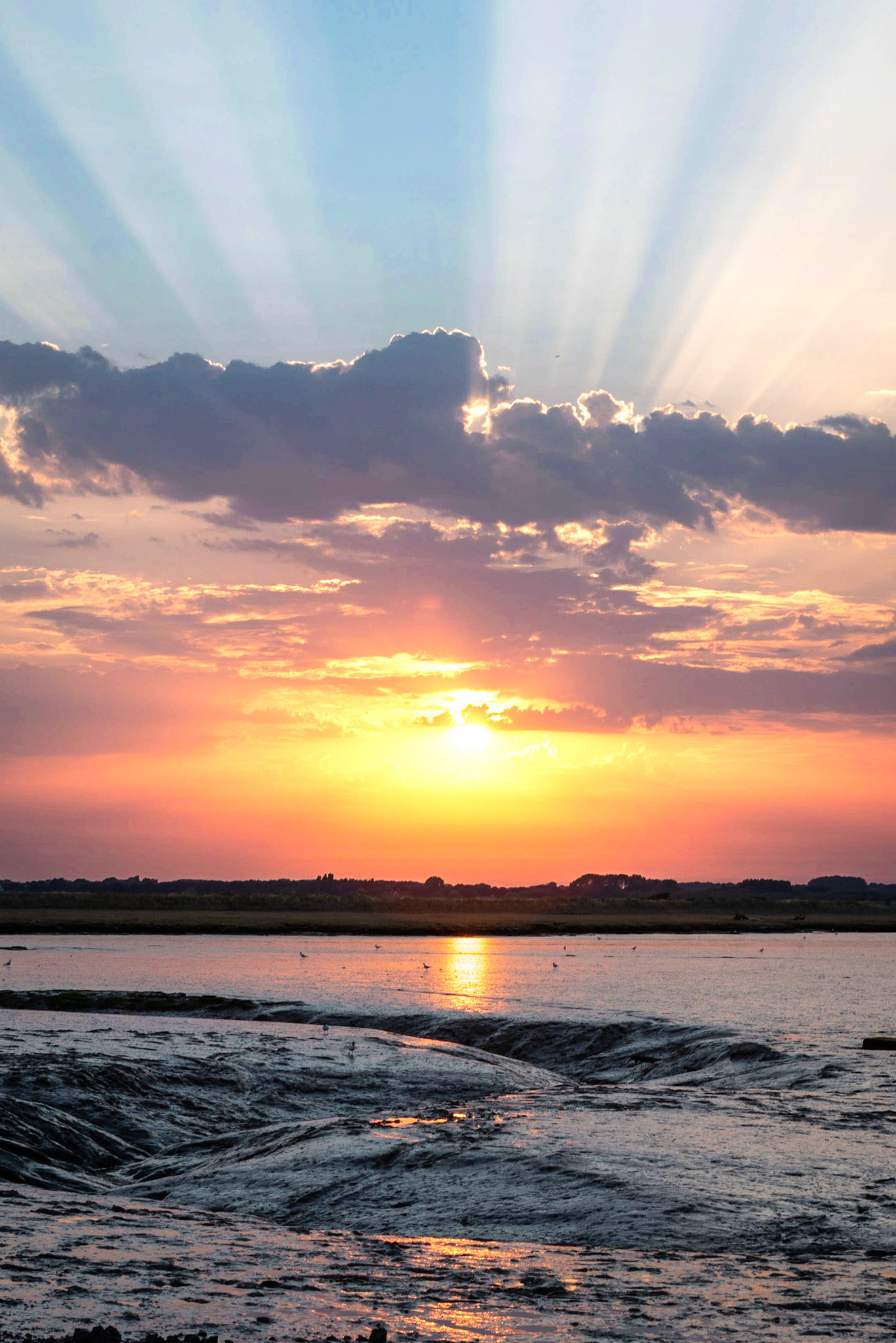 Sunset at Felixstowe Sailing Club