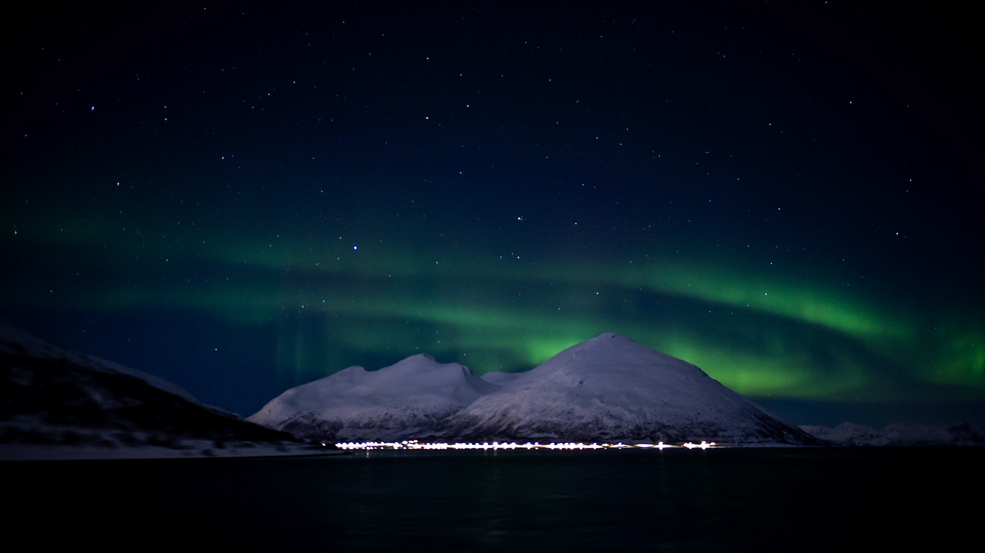 Northern lights near Skjervøy