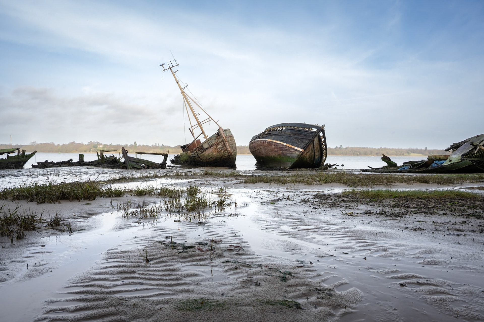 Boat Graveyard at Pin Mill