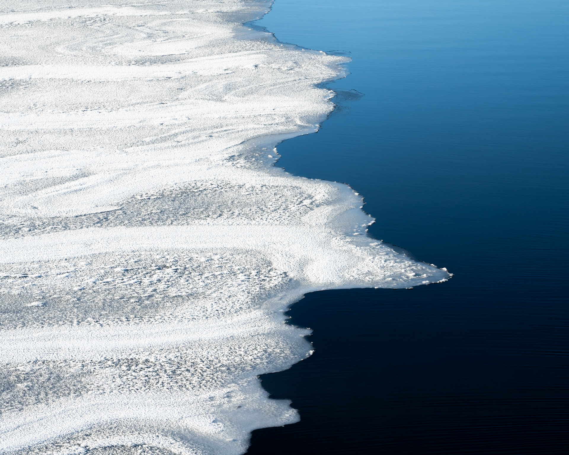 Ice on the fjord, Kirkenes