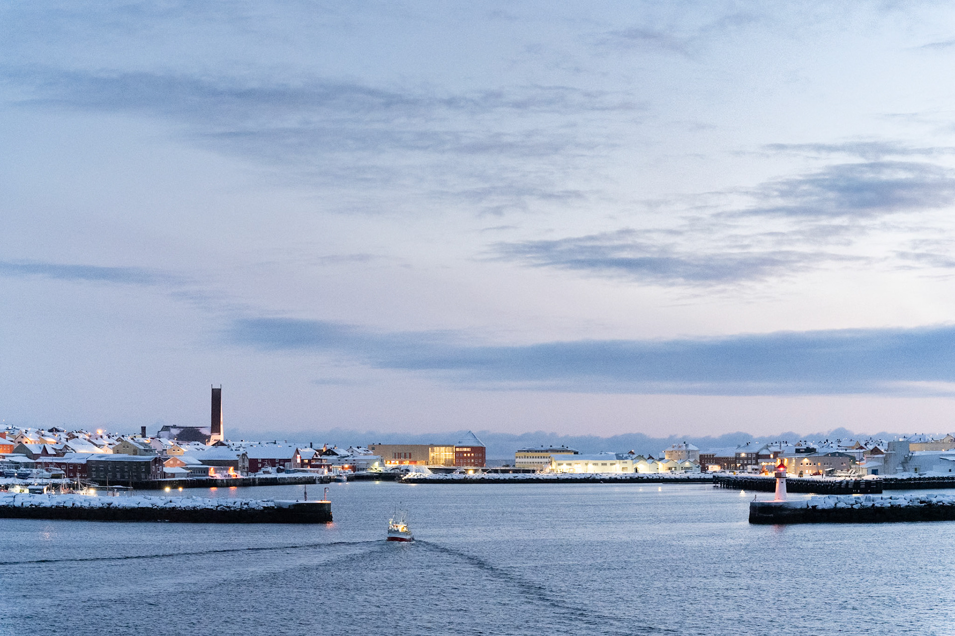 Bringing home the catch, Vardø