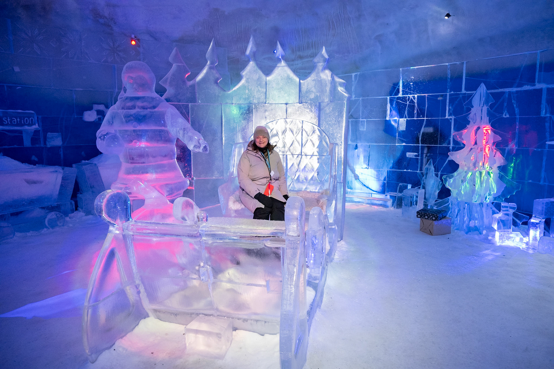 In the Ice hotel at Kirkenes