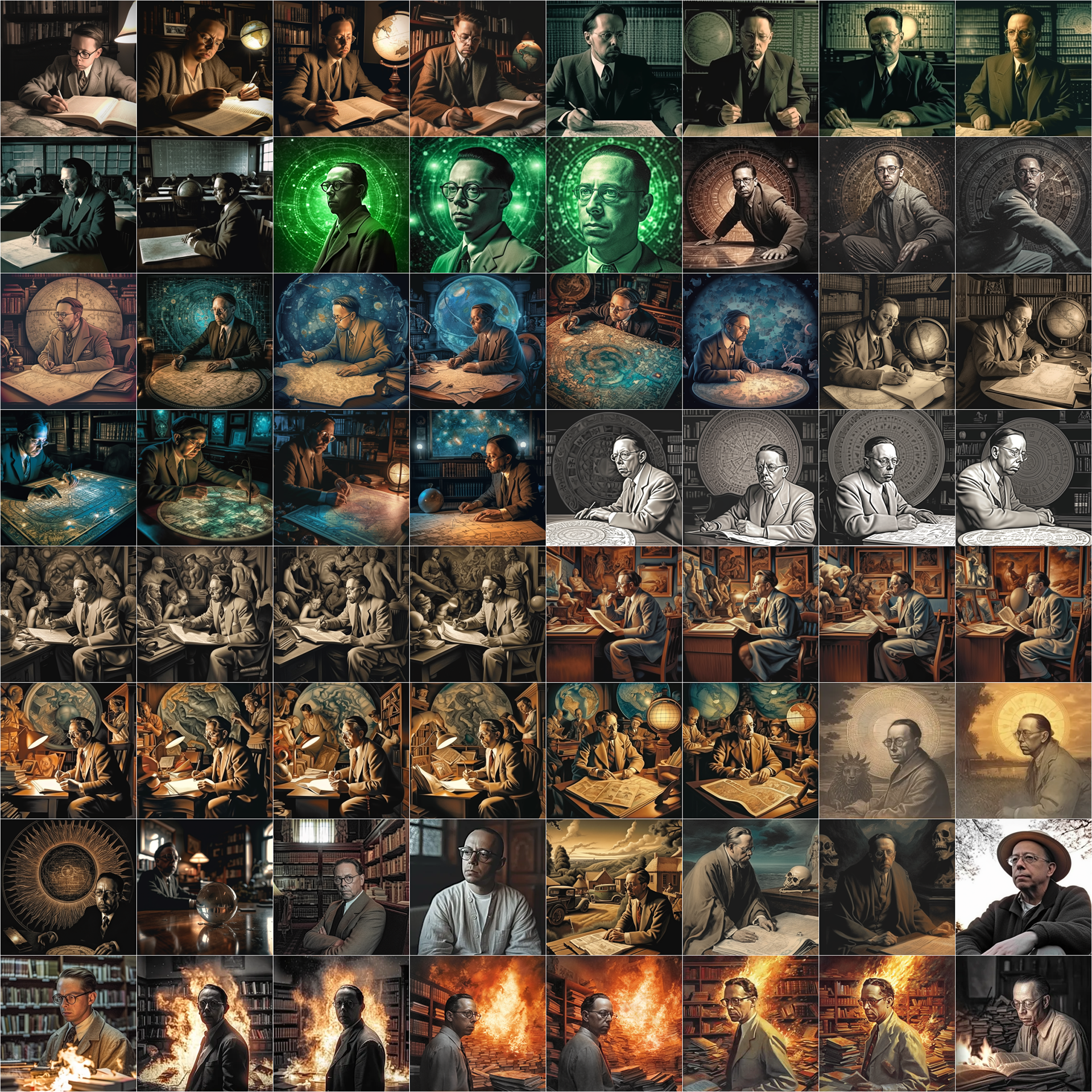 Experimenting with Johndro's photo using Midjourney