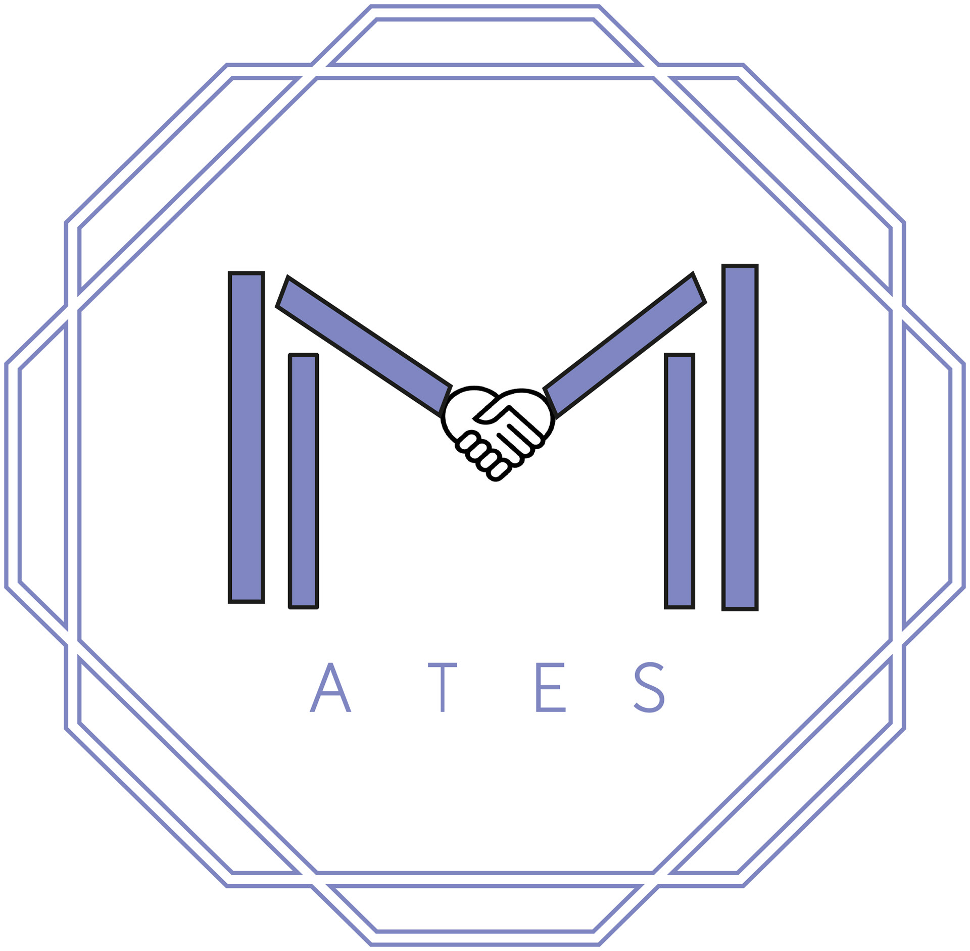 Mates App Logo: This logo was created for a fictional sports and meet-up app called 'Mates'. The design and colours were a recurring theme throughout the whole campaign. The design of the logo symbolizes unity and friendship.