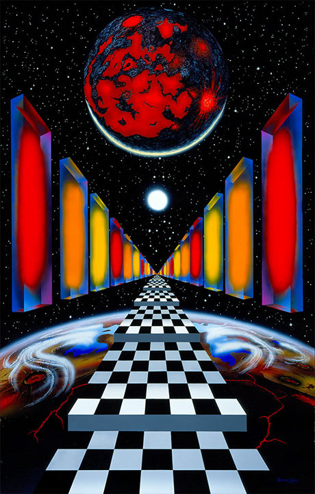 "Intelligent Design" Acrylics 36x52 SOLD