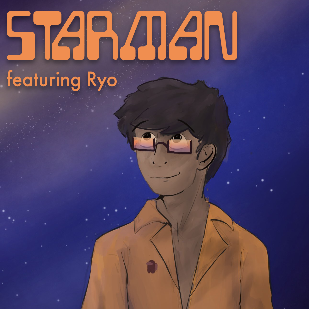 "Starman (alternate)" - 2023, Clip Studio Paint Pro (edited in Adobe Photoshop)