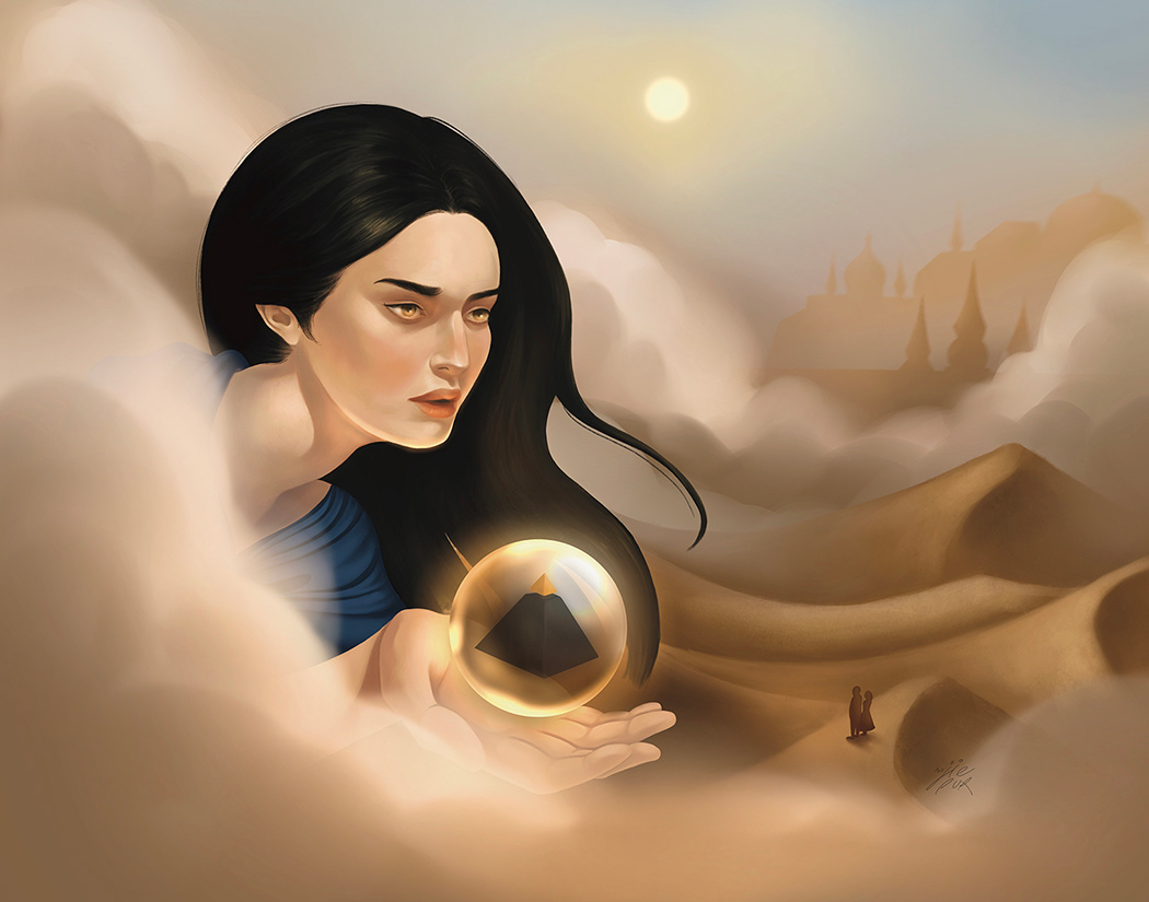 Legend, digital drawing, 2021