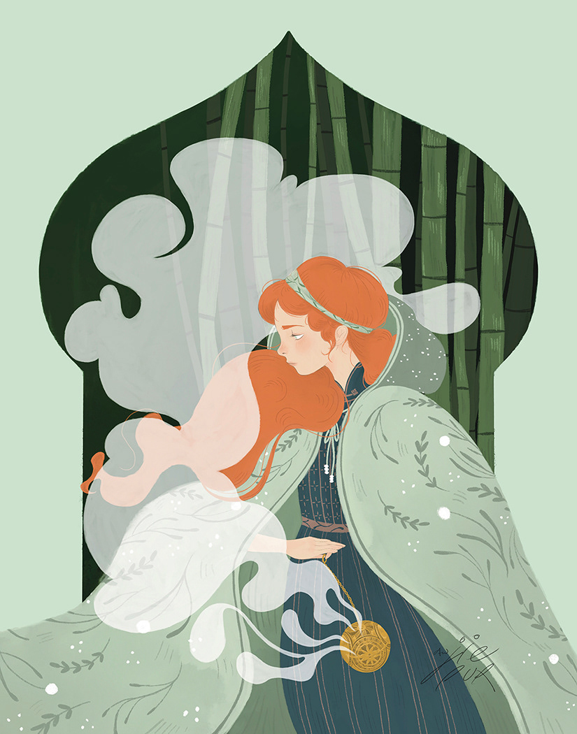 Late Summer, digital drawing, 2021
