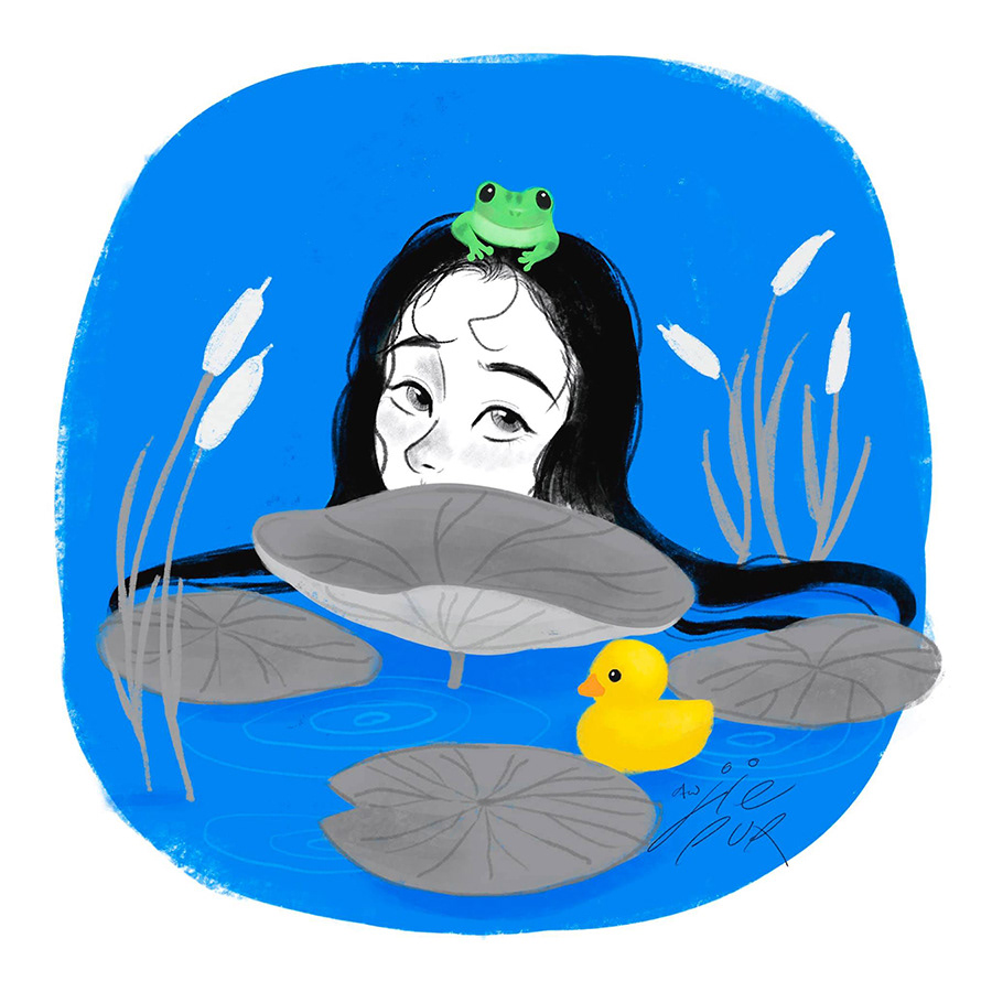Study, digital drawing, 2021