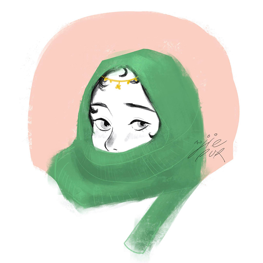 Study, digital drawing, 2021
