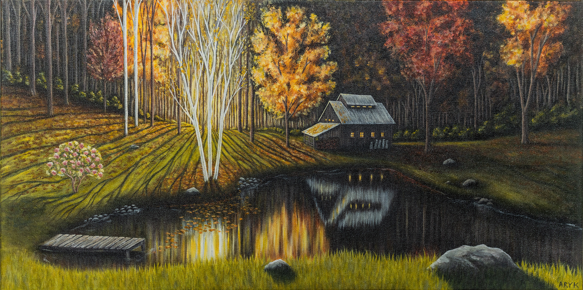 "Shangri-La" 30"x15" 2024