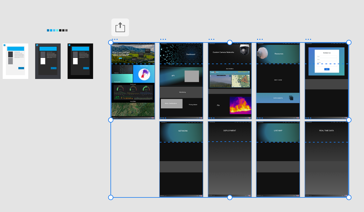 Weathernode Webdesign Protototype 