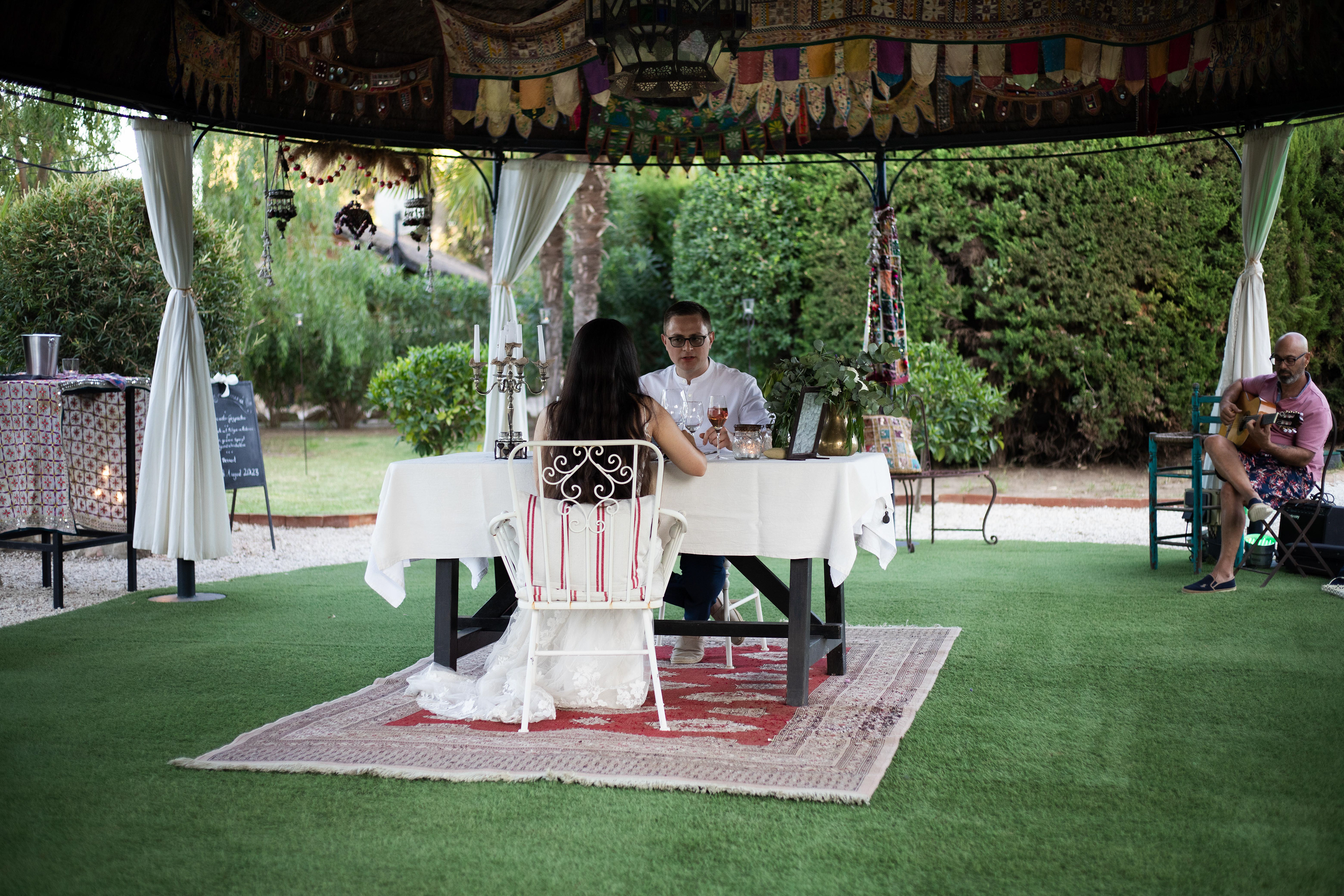Wedding dinner - Rancho los Lobos, Spain.