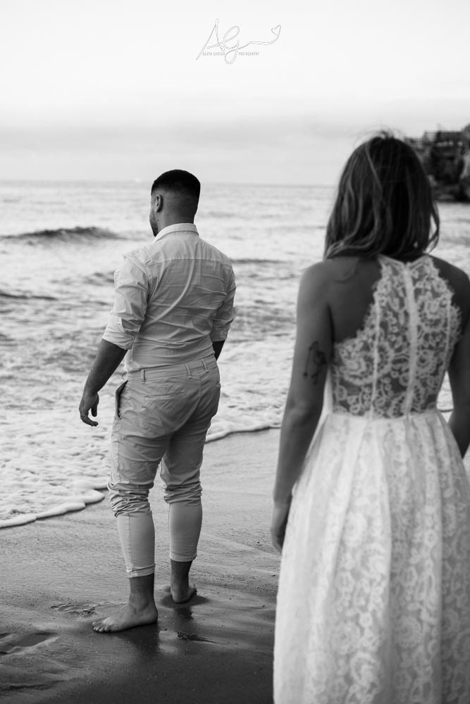 Camila & Vitor - wedding photoshoot in Catalan Bay, Gibraltar