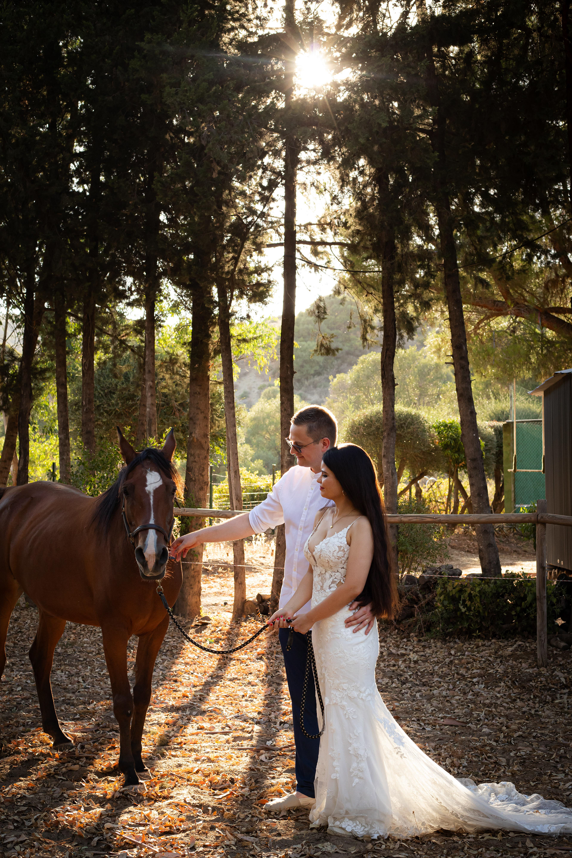Alesia & Max - intimate wedding in Rancho los Lobos