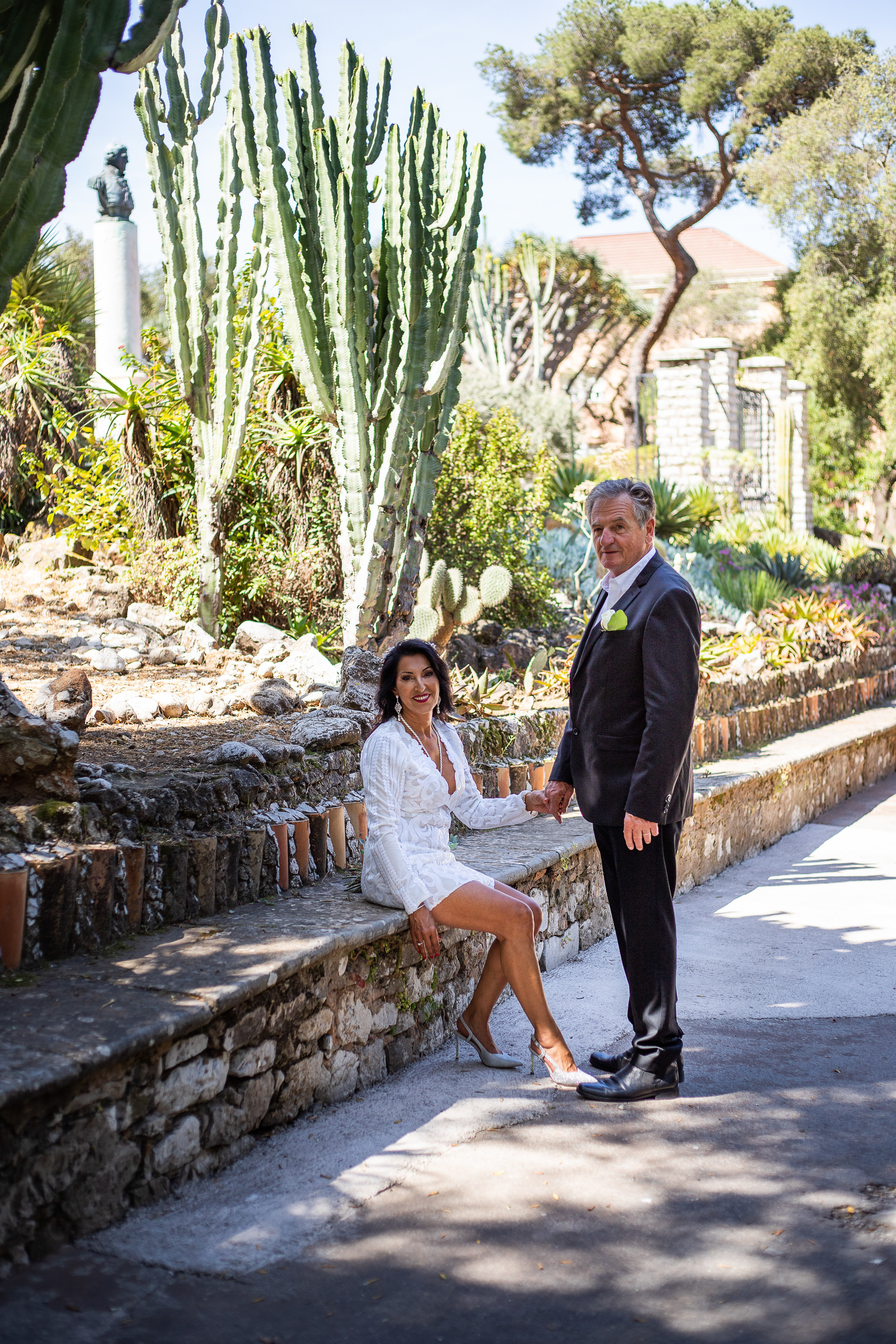 Catherine & Georg, Alameda Gardens, Gibraltar