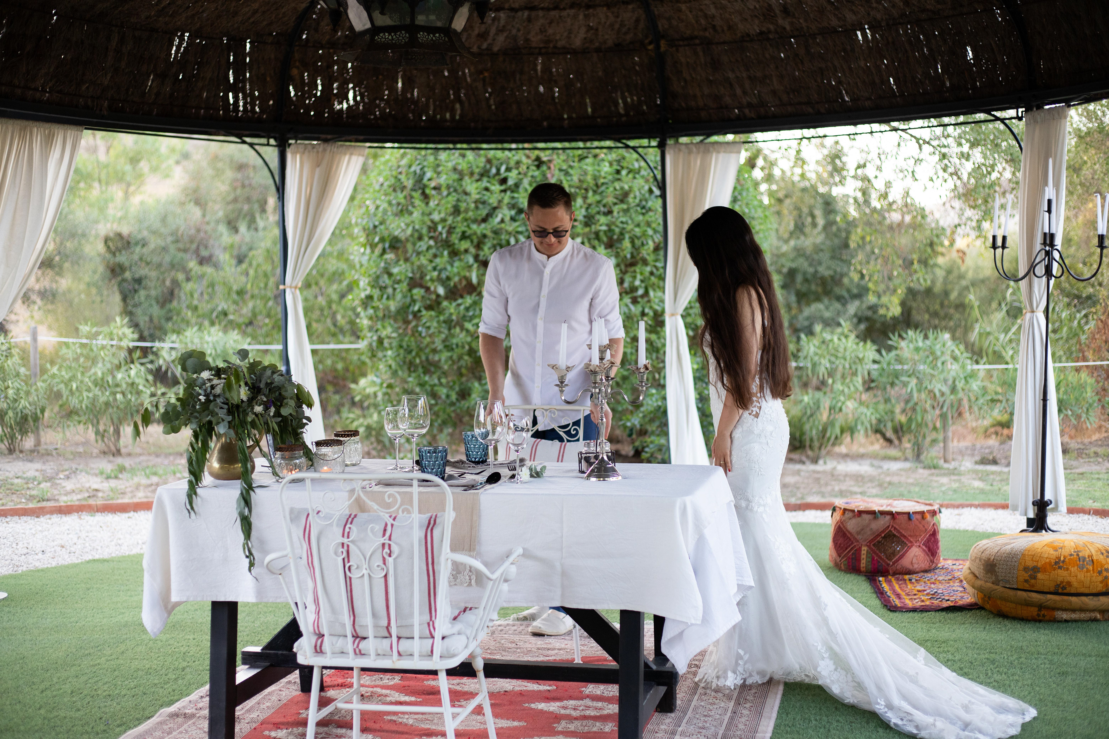 Wedding dinner - Rancho los Lobos, Spain.