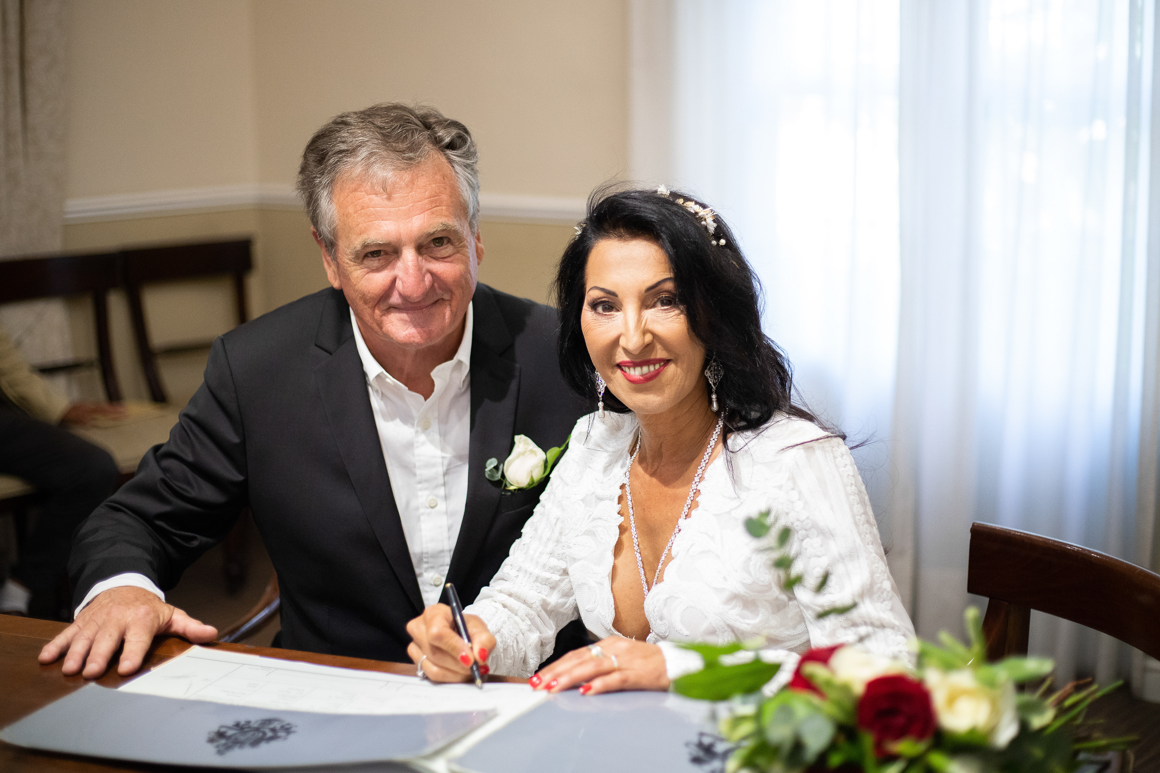 Catherine & Georg, Registry Office, Gibraltar