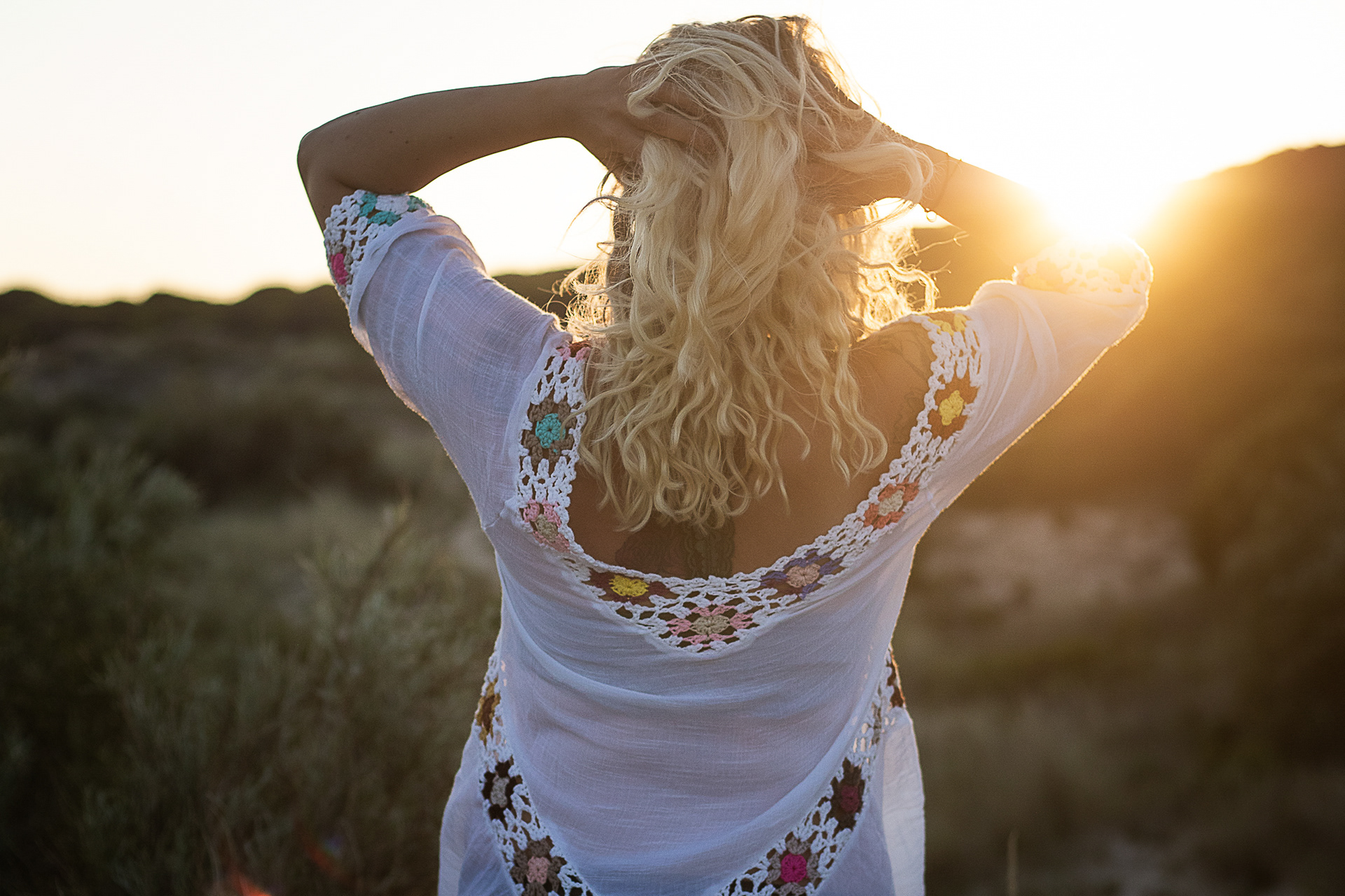 Alina - sunset photoshoot in Punta Paloma, Tarifa