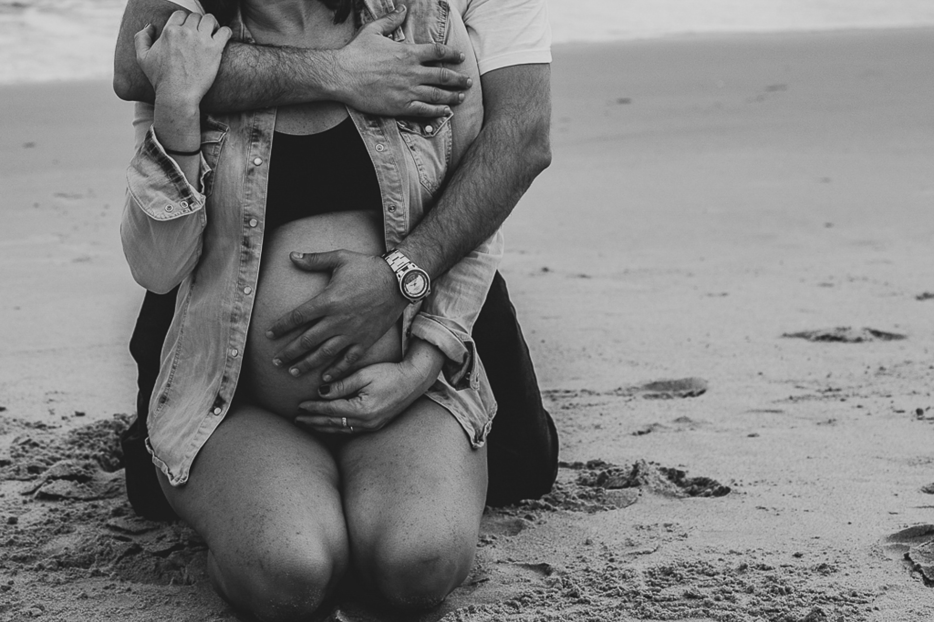 Pregnancy photoshoot - playa de Tarifa