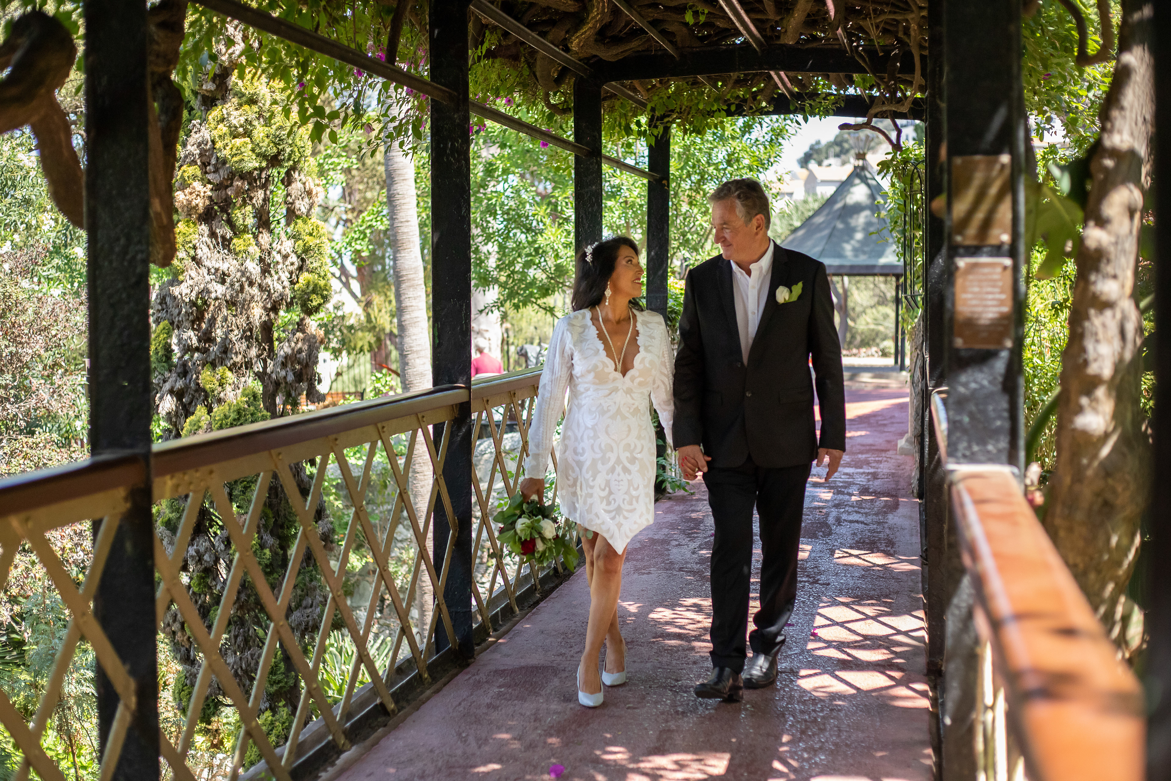 Catherine & Georg, Alameda Gardens, Gibraltar