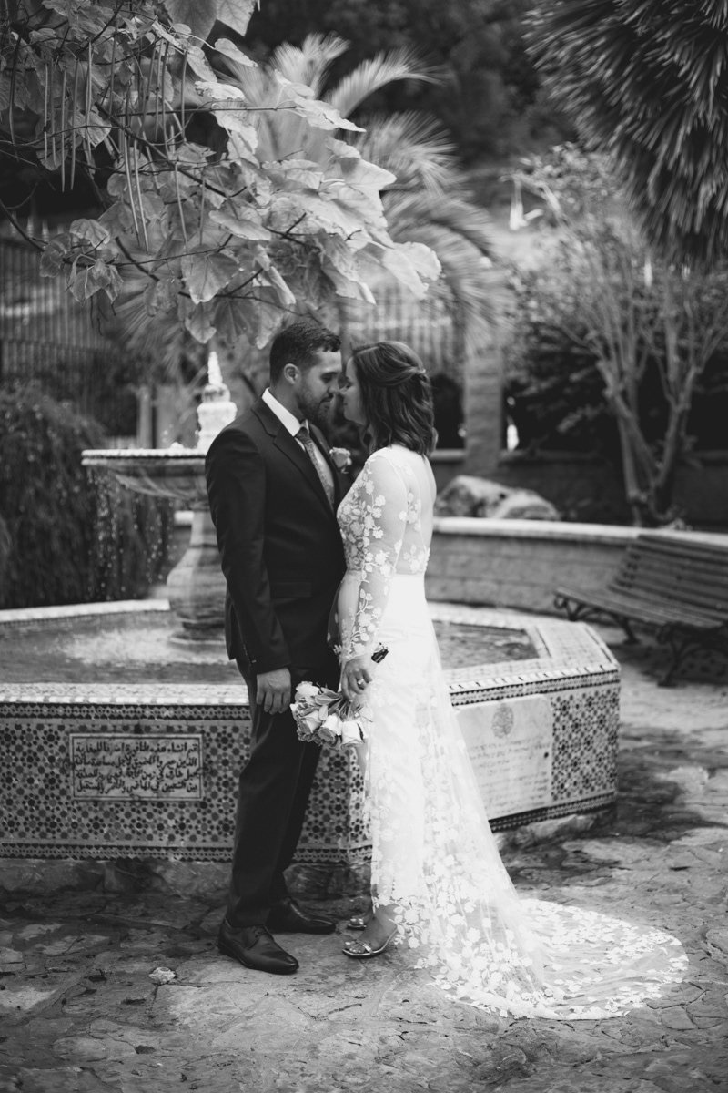 Raphael & Claire - elopement in Alameda Gardens, Gibraltar