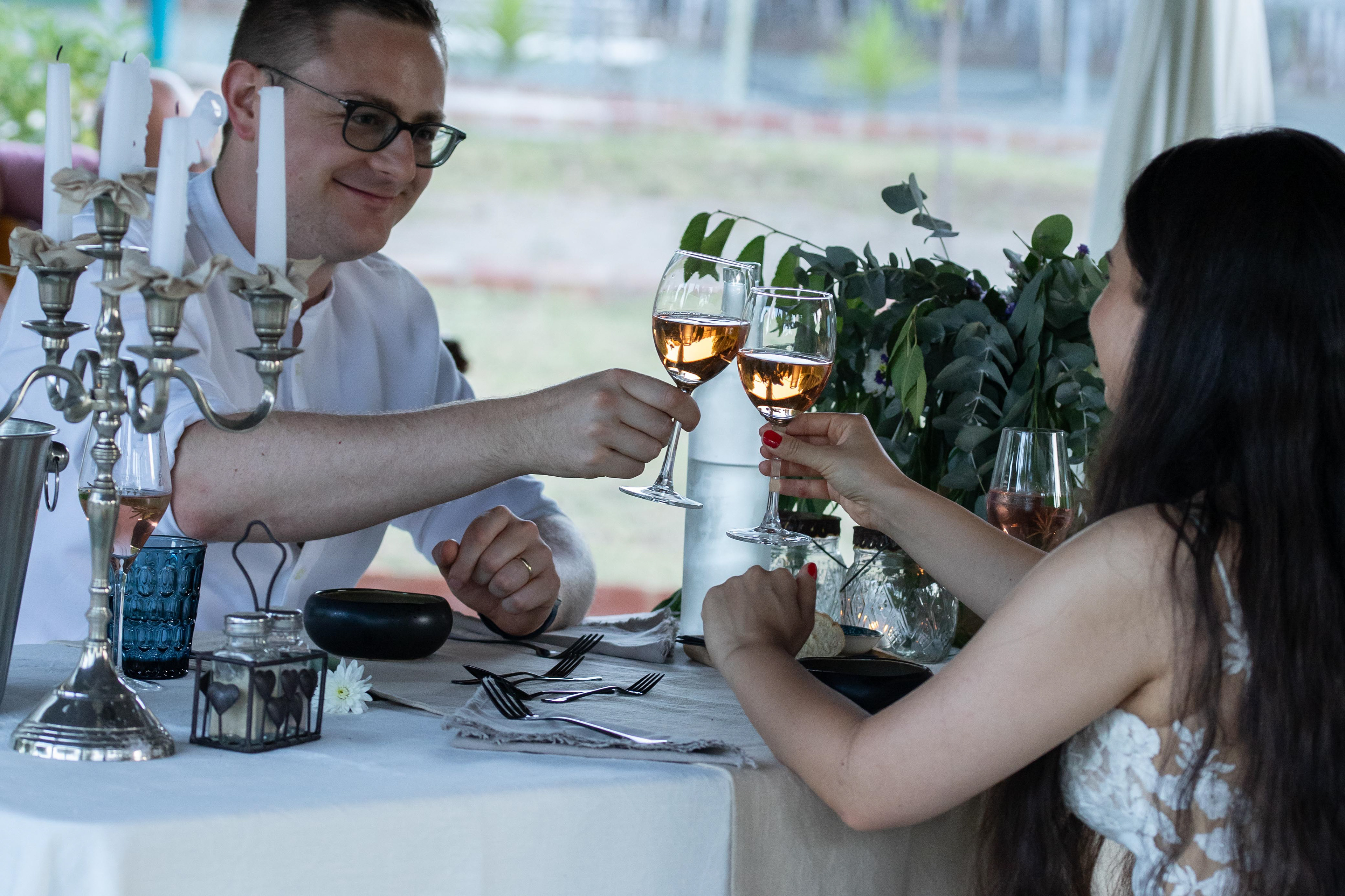 Cheers to us! Elopement in Spain.
