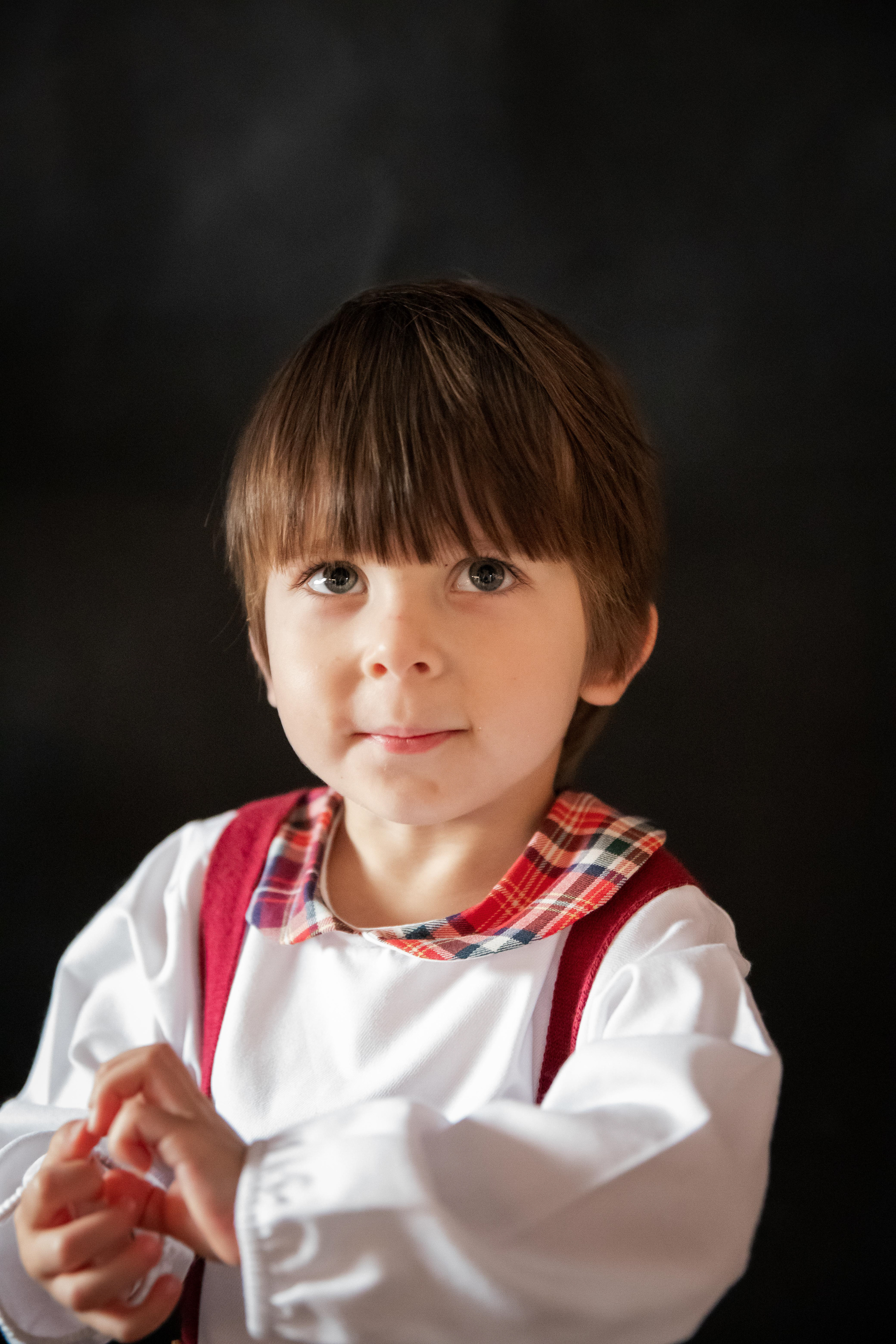 Retrato escolar natural