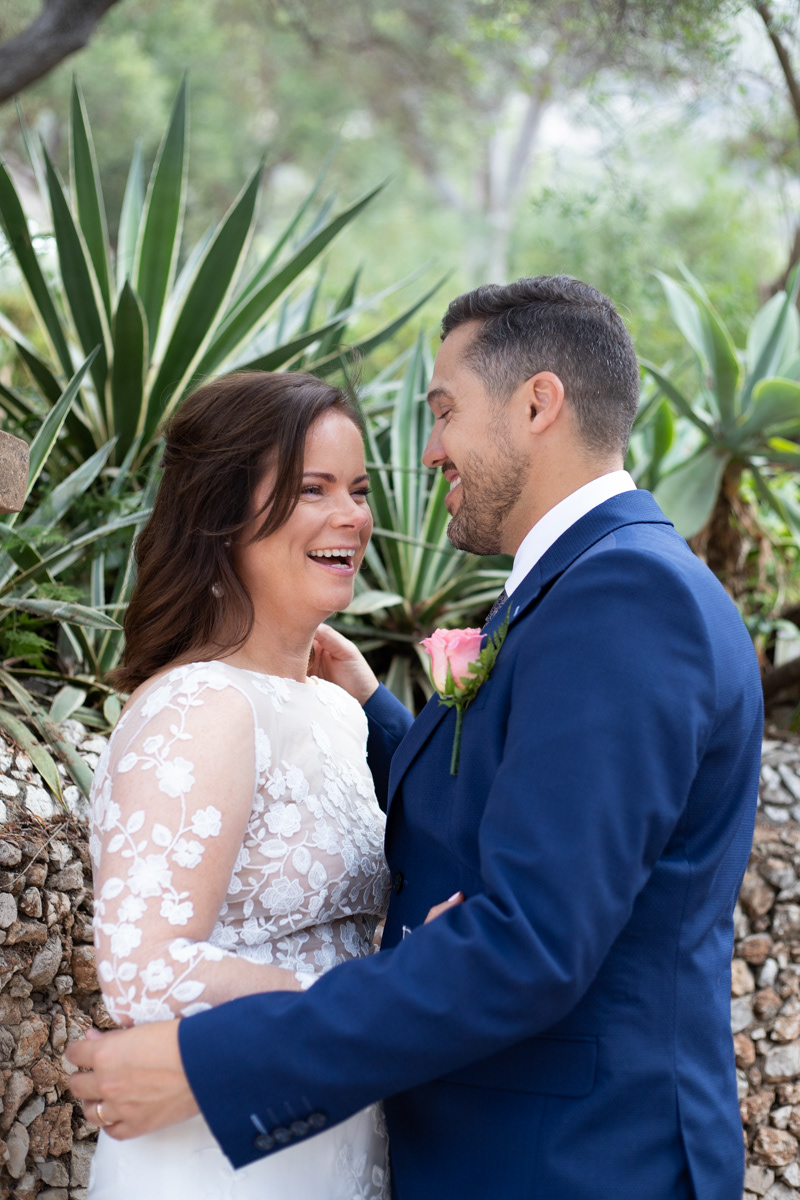 Raphael & Claire - elopement in Alameda Gardens, Gibraltar