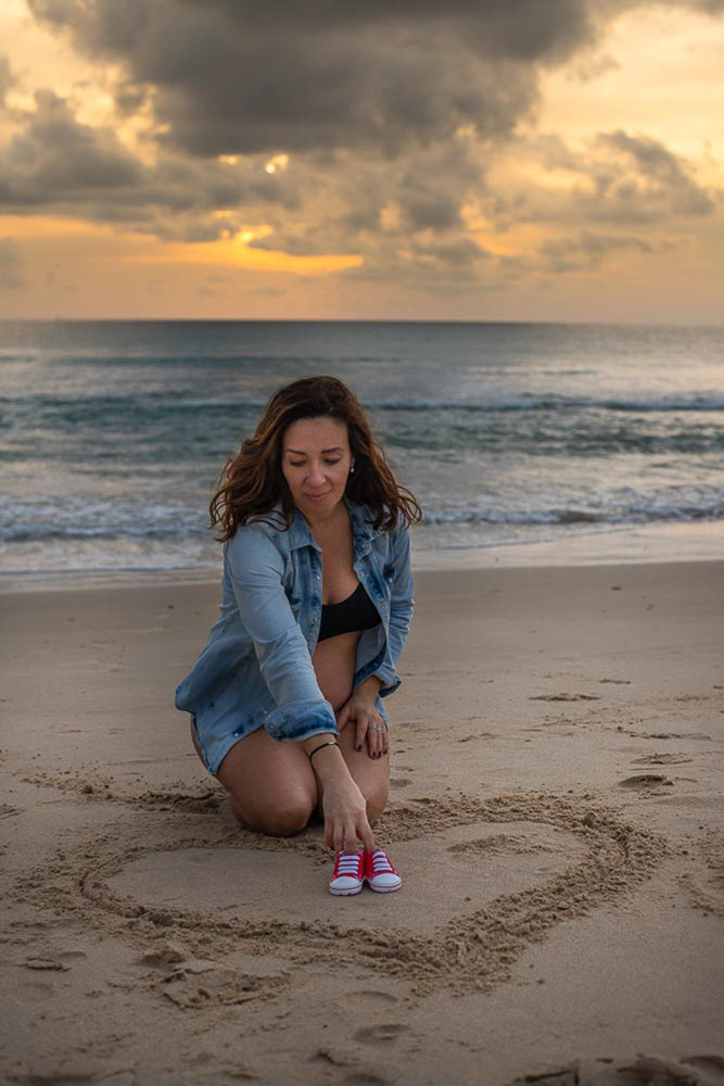 Natural pregnancy session - Marbella