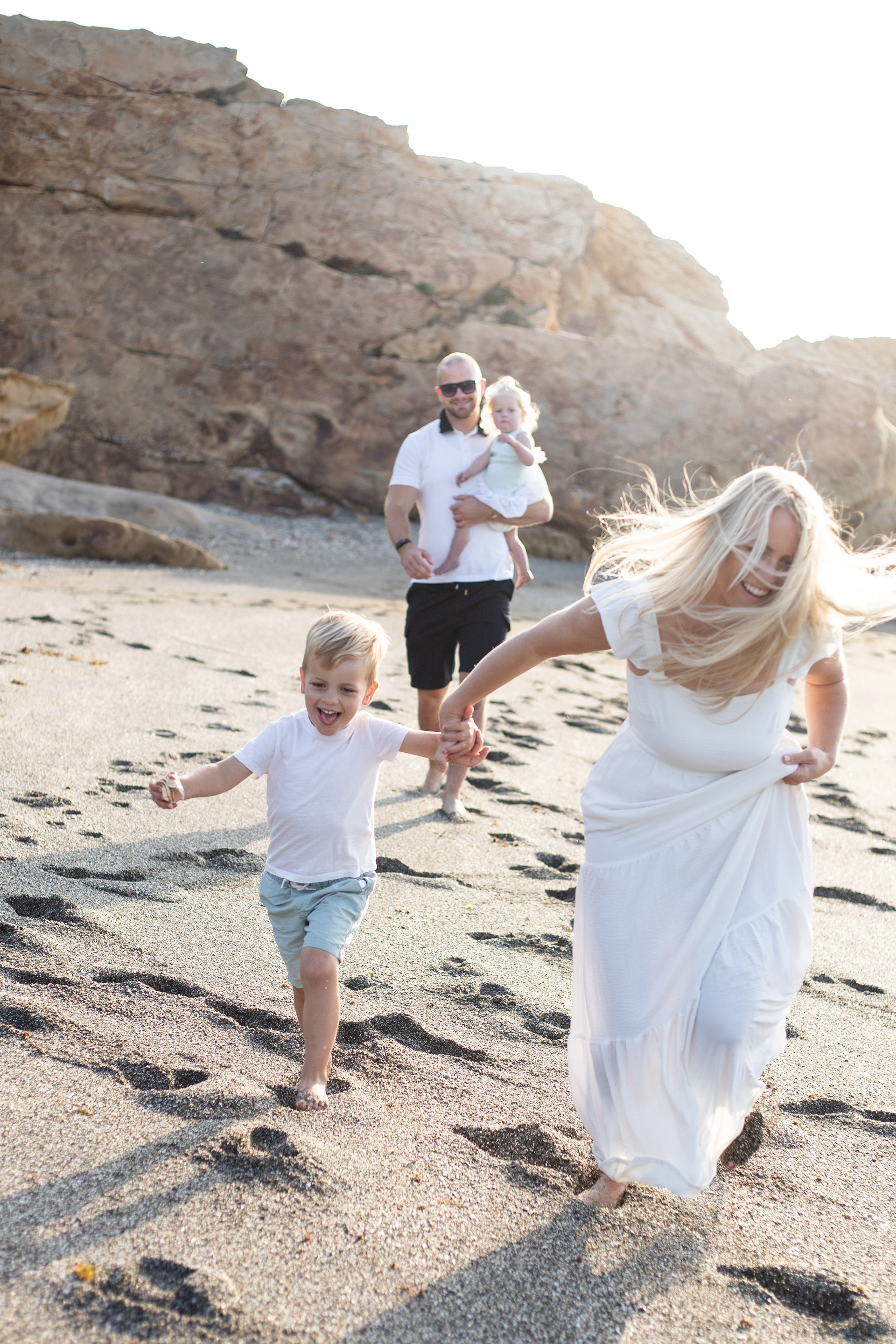 Family Photoshoot on the beach, Estepona