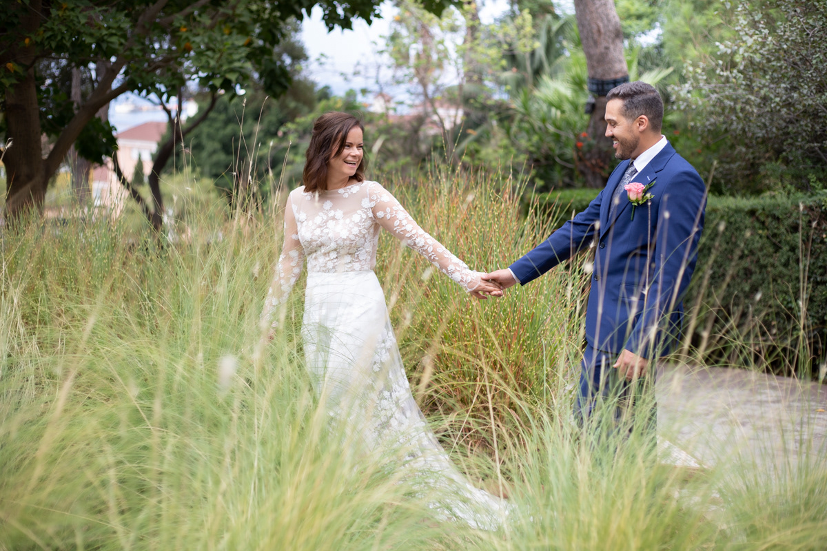 Raphael & Claire - elopement in Alameda Gardens, Gibraltar