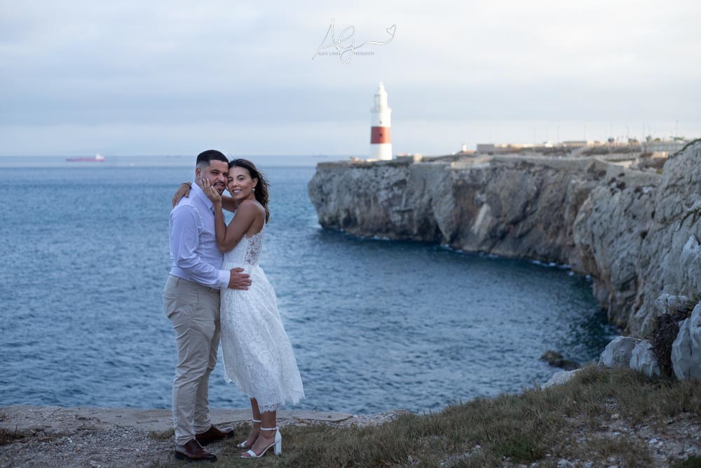 Camila & Vitor's elopement - Europa Point, Gibraltar