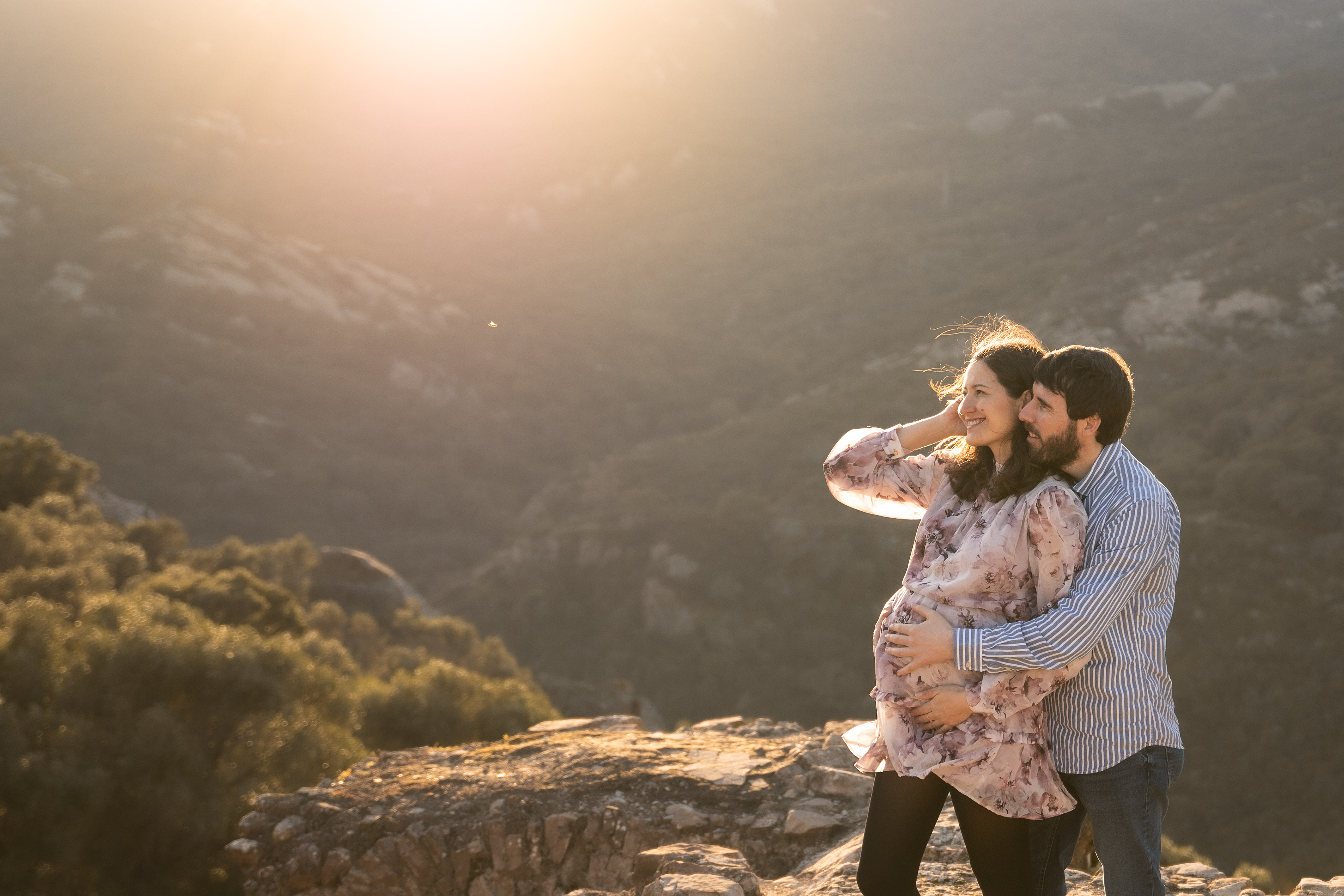 Sunset together in Jimena de la Frontera