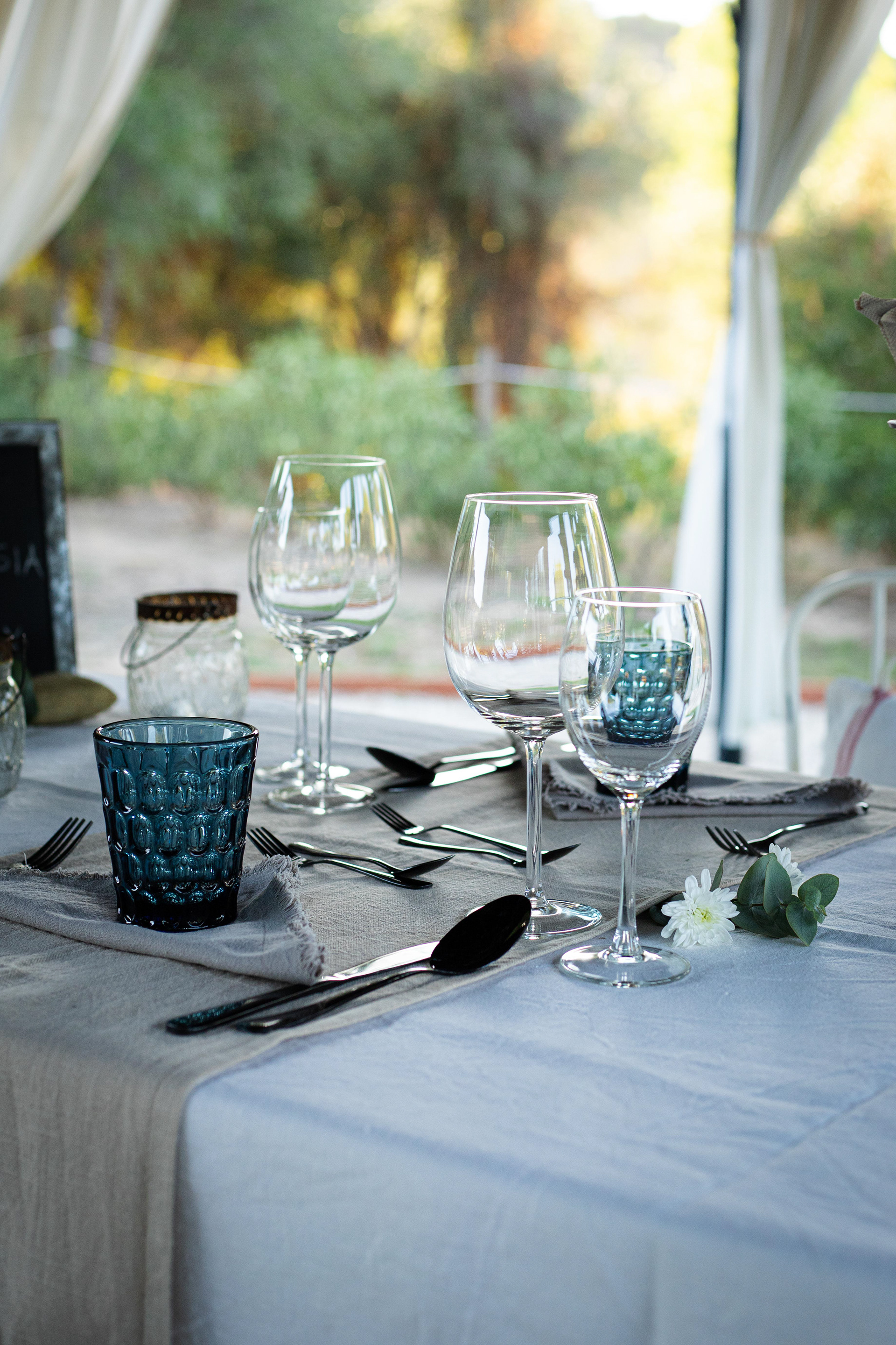 Wedding table. Rancho los Lobos.