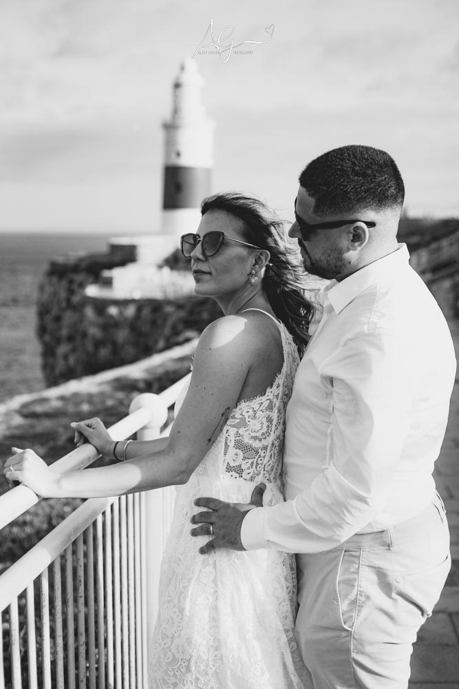Camila & Vitor's elopement - Europa Point, Gibraltar