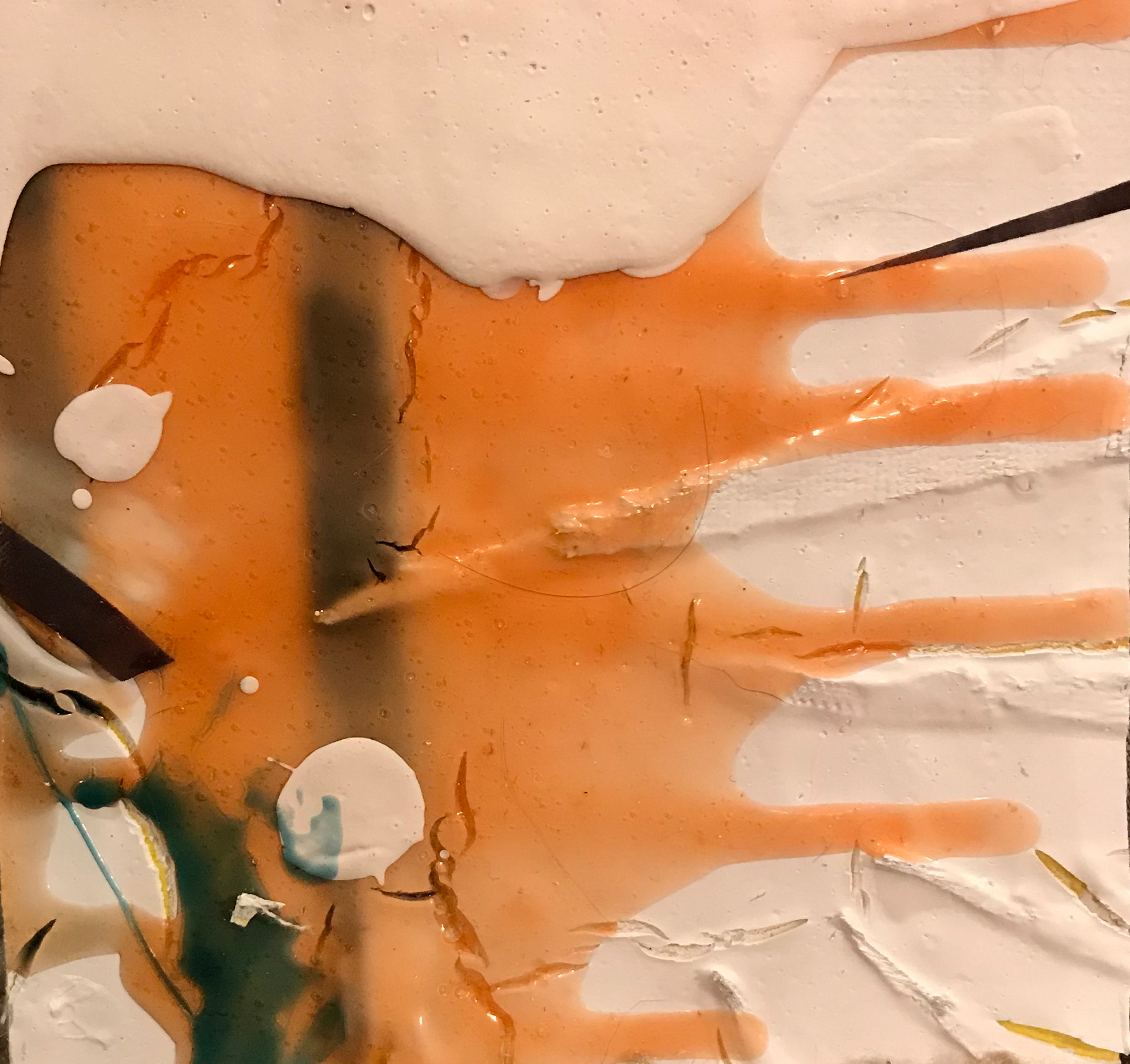 I Recognize you (20), mixed media, 5" x 5", 2020