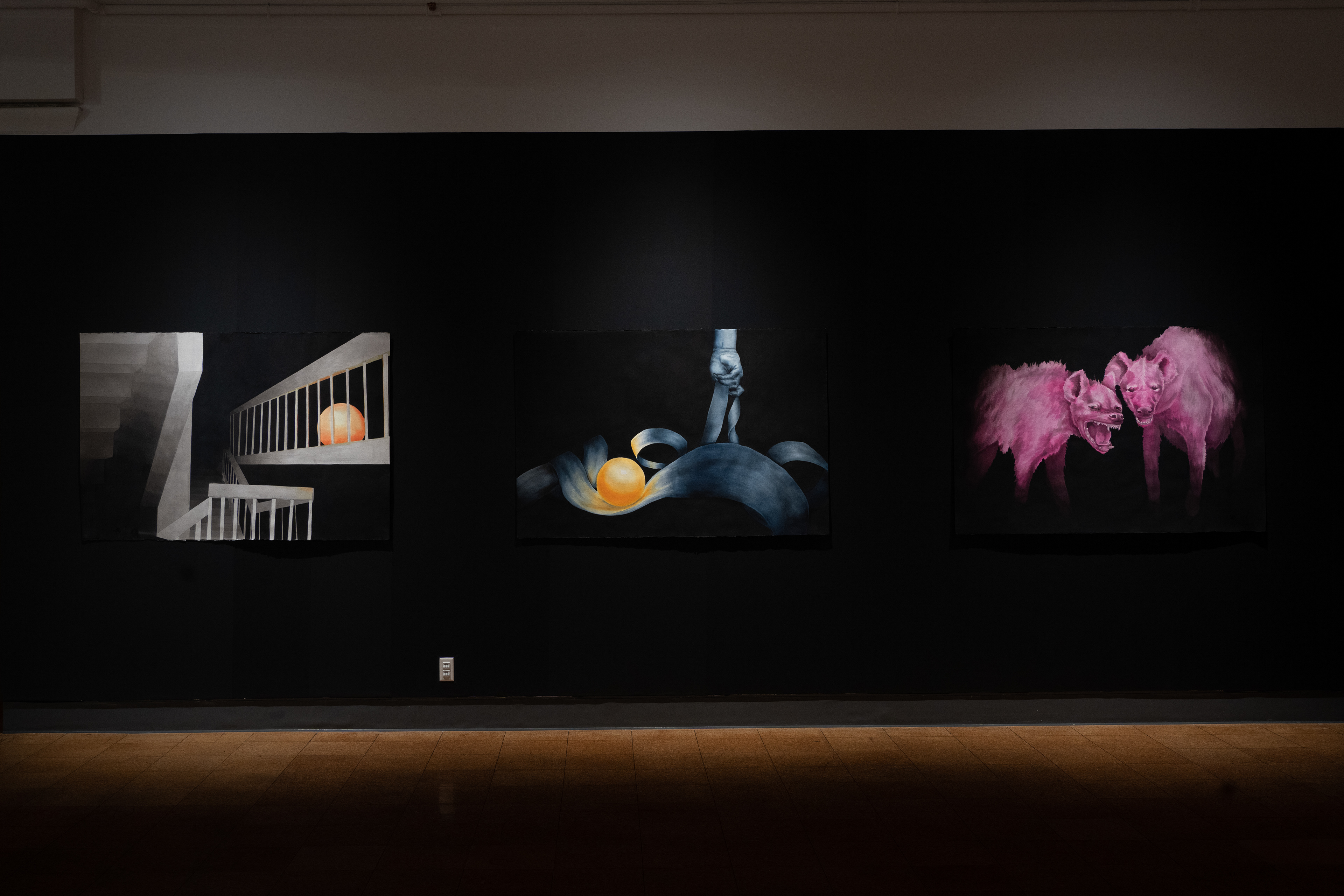 'You Can Only Turn Left' installation view, West Wall, 2023