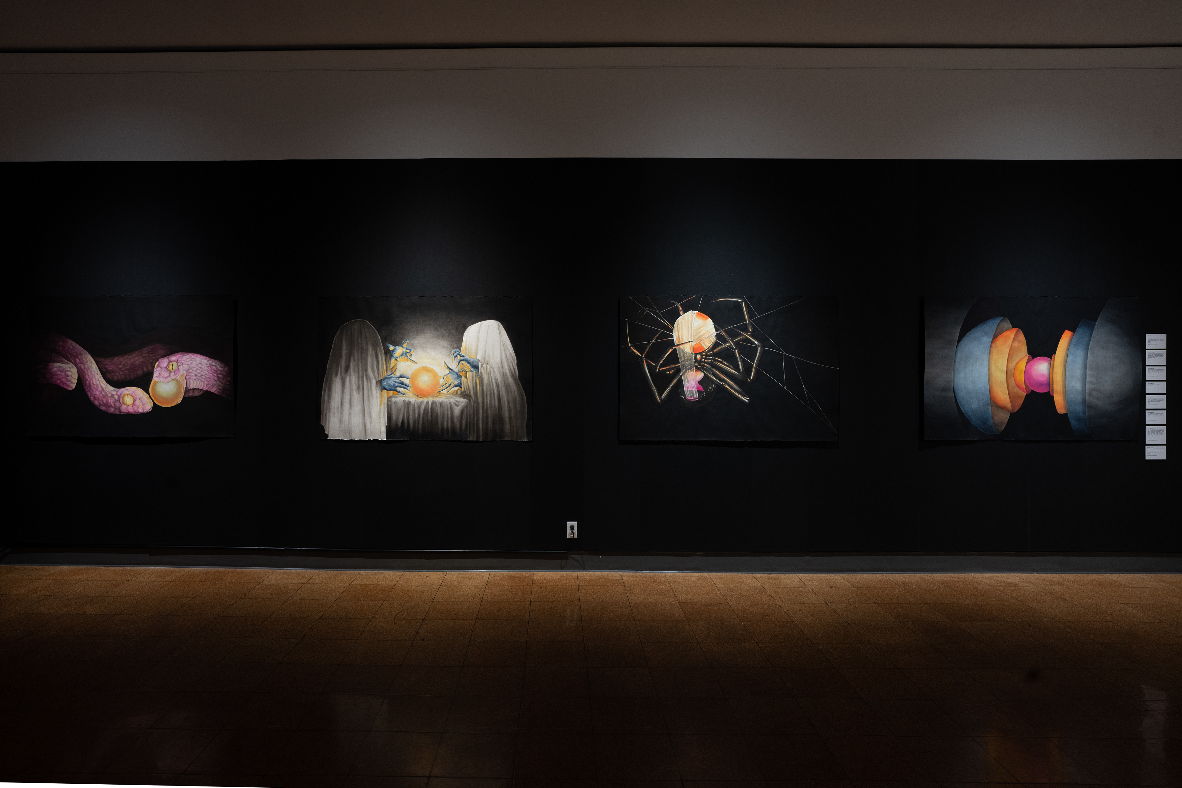 "You Can Only Turn Left" Installation View, 2023.