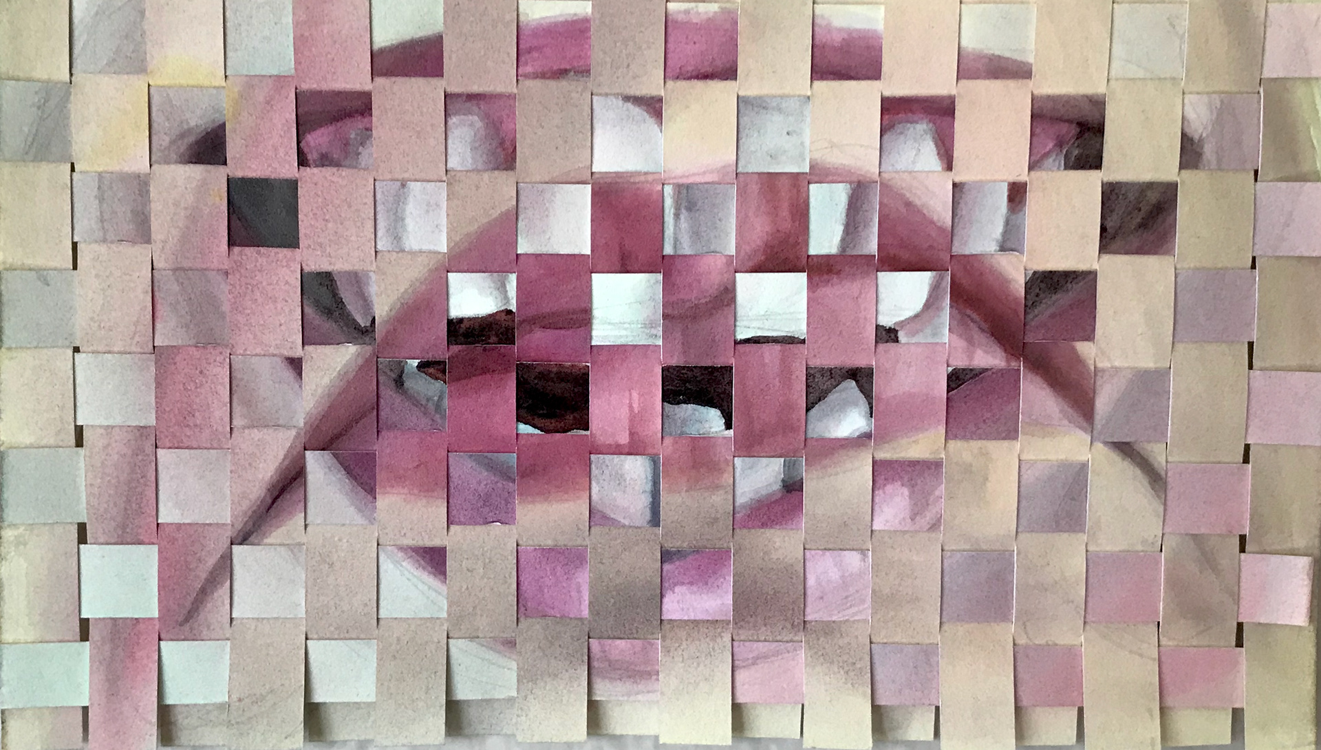 How That Makes Me Feel, watercolor on stonehenge hot pressed paper, 9" x 5", 2020.
