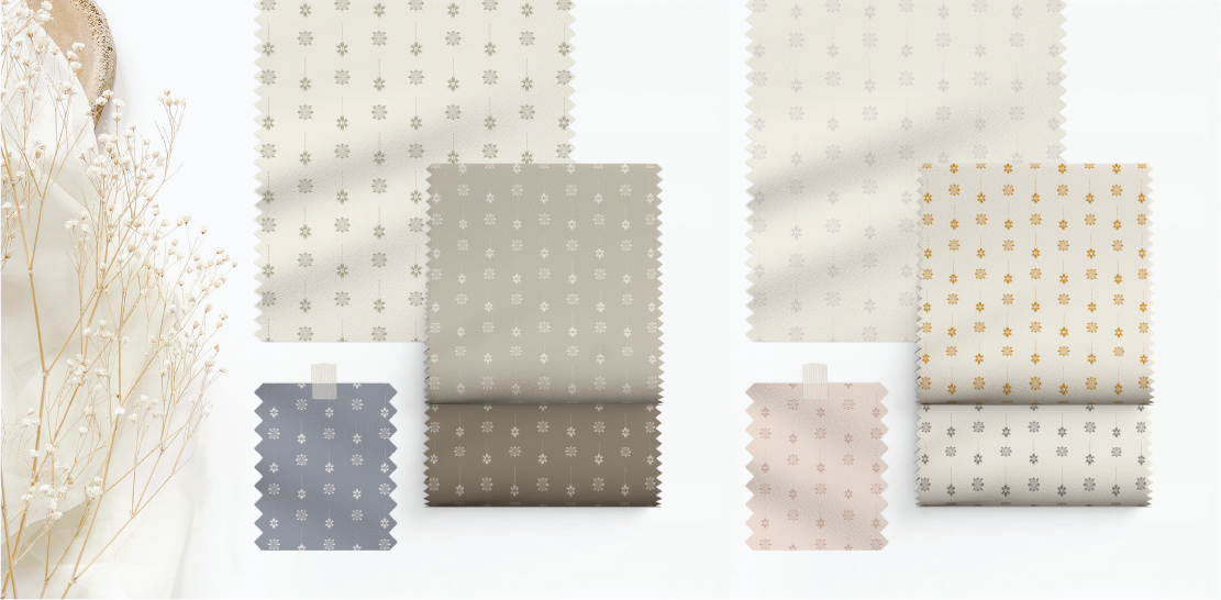 Ornaments of Joy - Fabric swatches