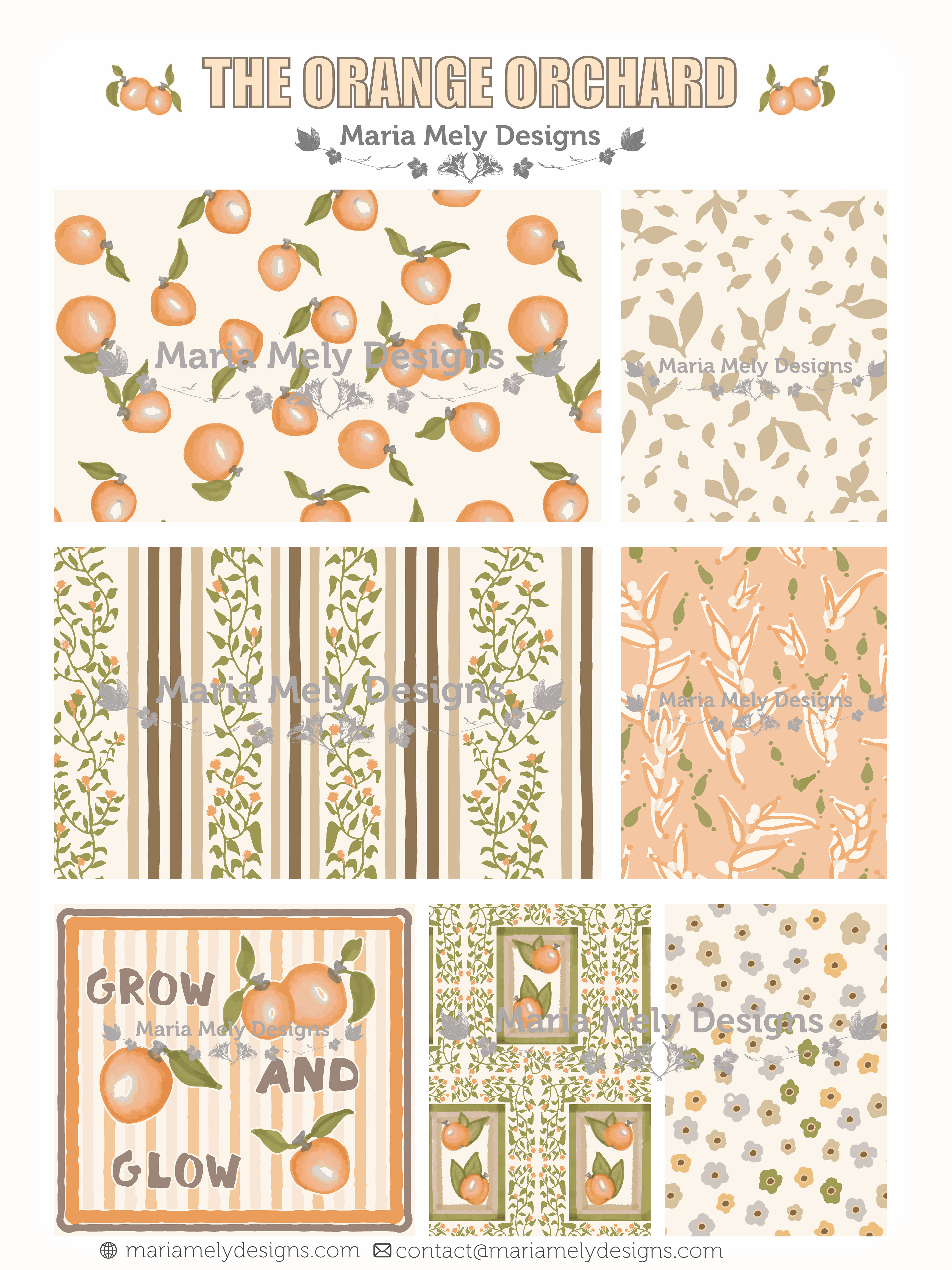 The Orange Orchard - Patterns