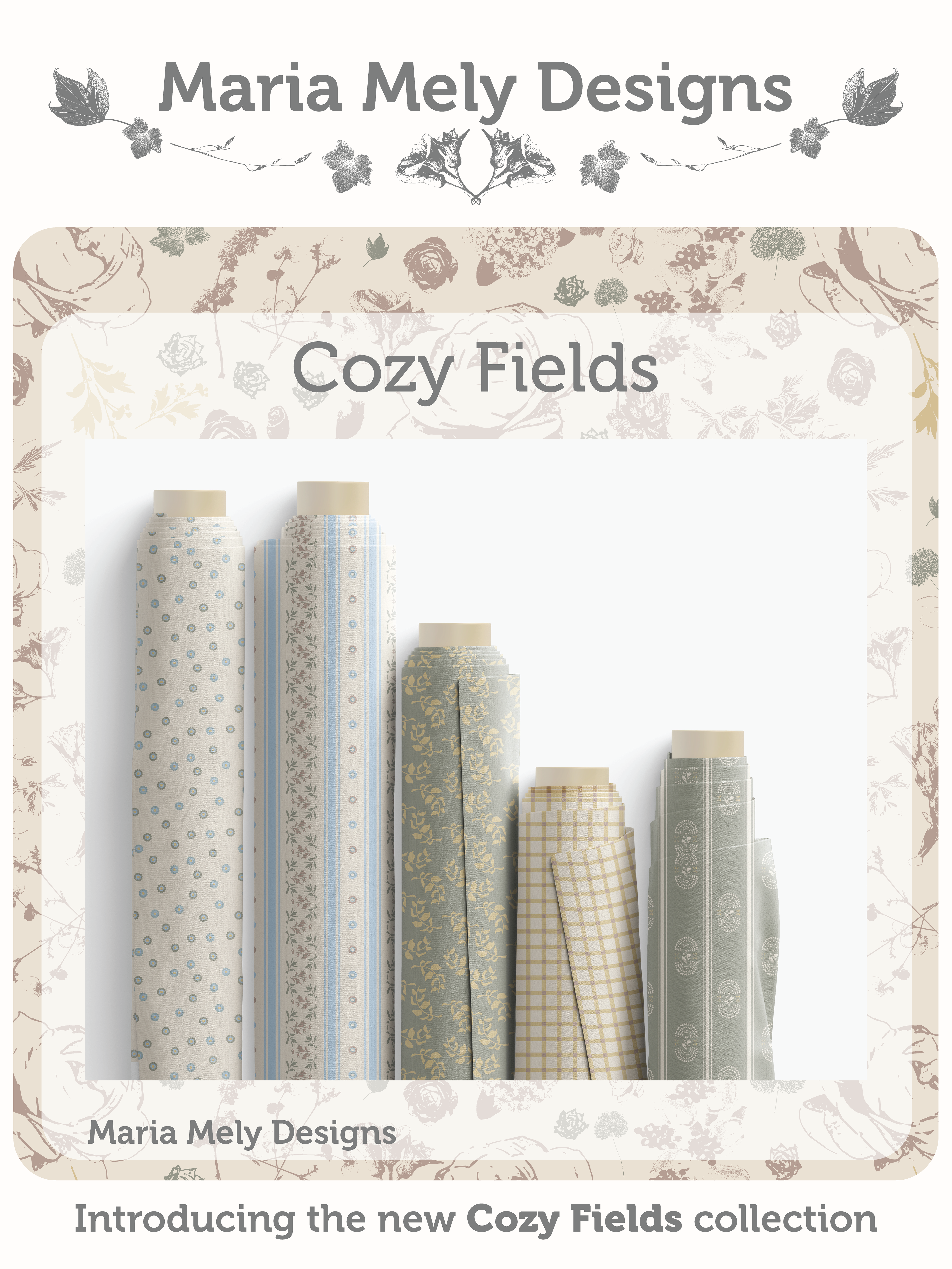 Cozy Fields - Fabric Roll Samples
