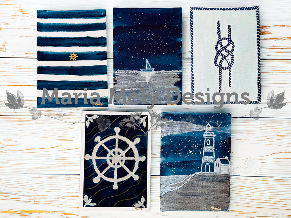 Nautical Themed Artwork - 5 artworks