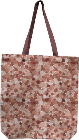 Floral Strokes - Red Tote Bag