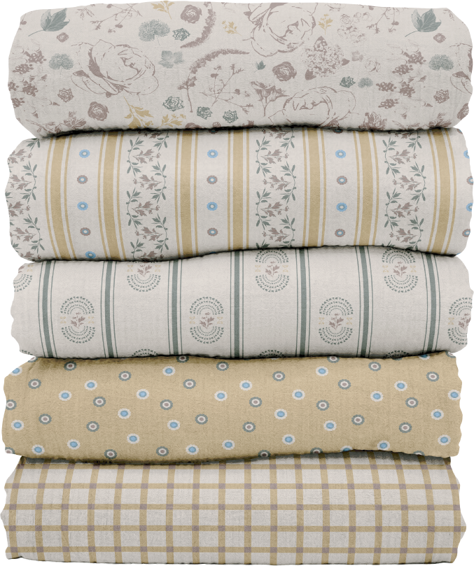 Cozy Fields - Blankets Yellow and Red