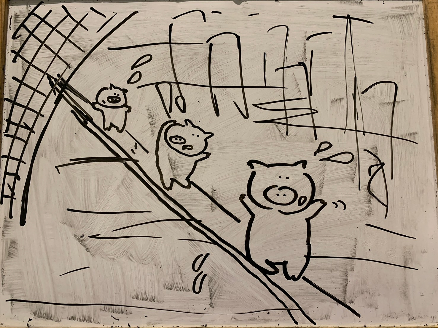 鉄骨渡りブータ