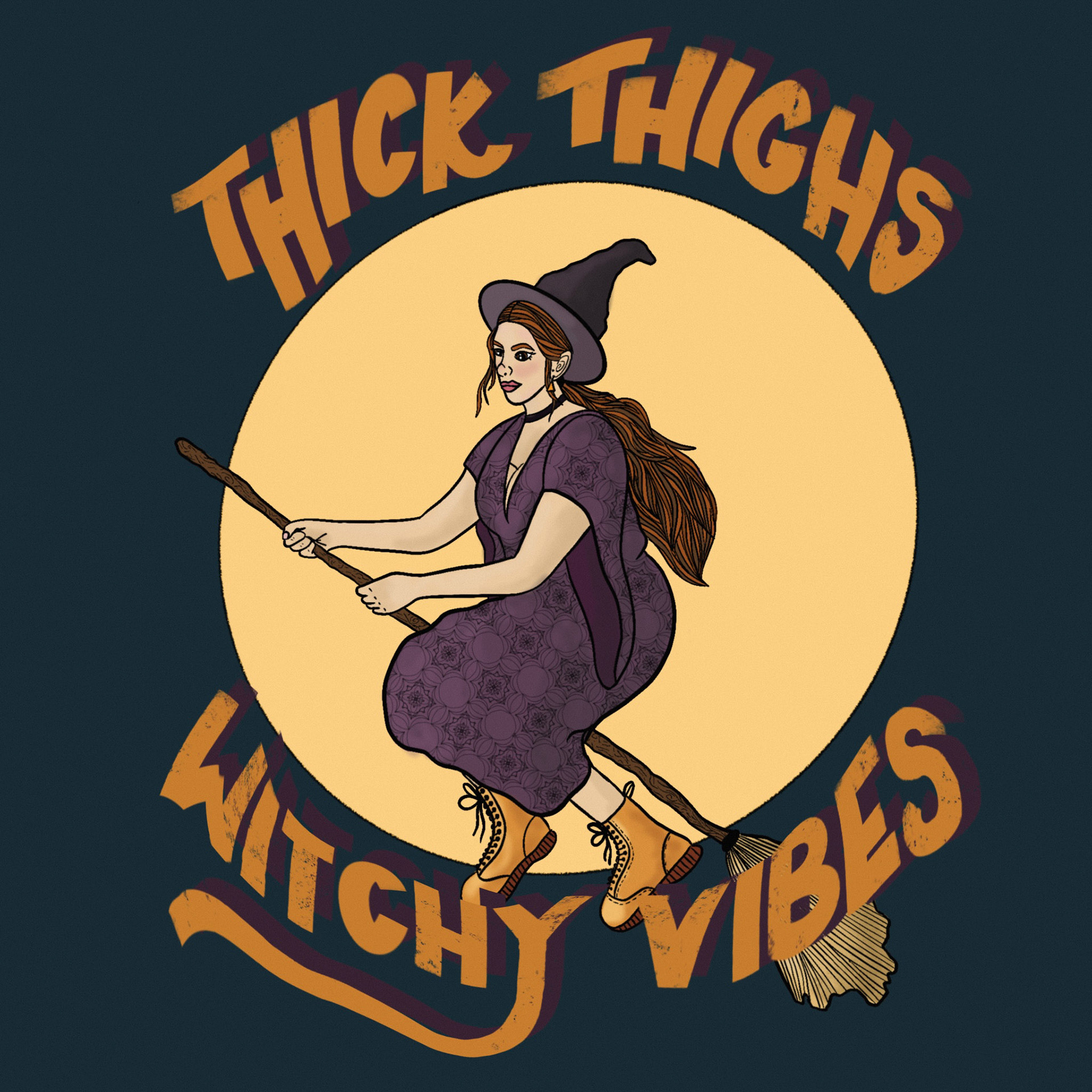 Witch Illustration, Procreate, 2020