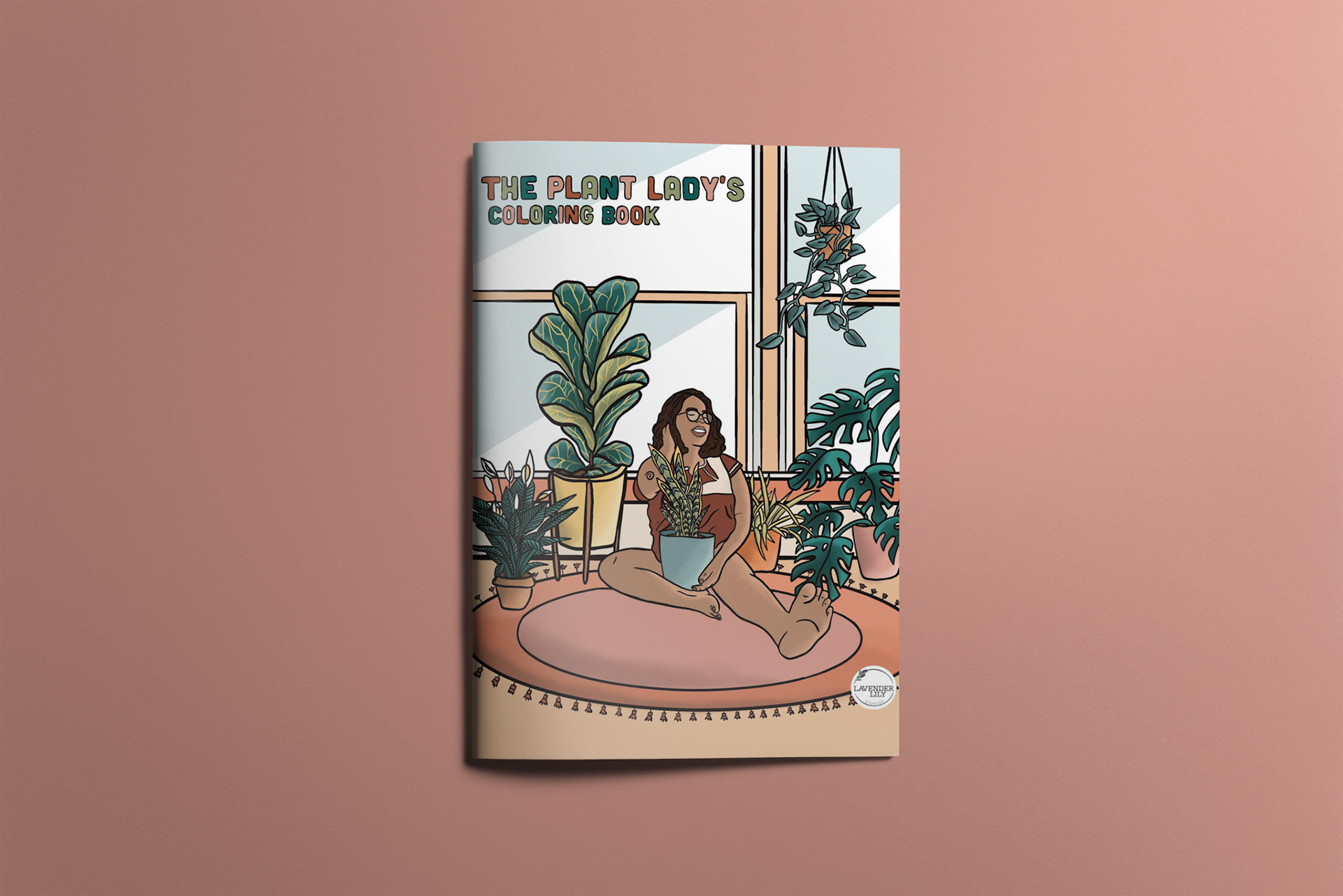 Plant Lady's coloring book, Procreate, 2022